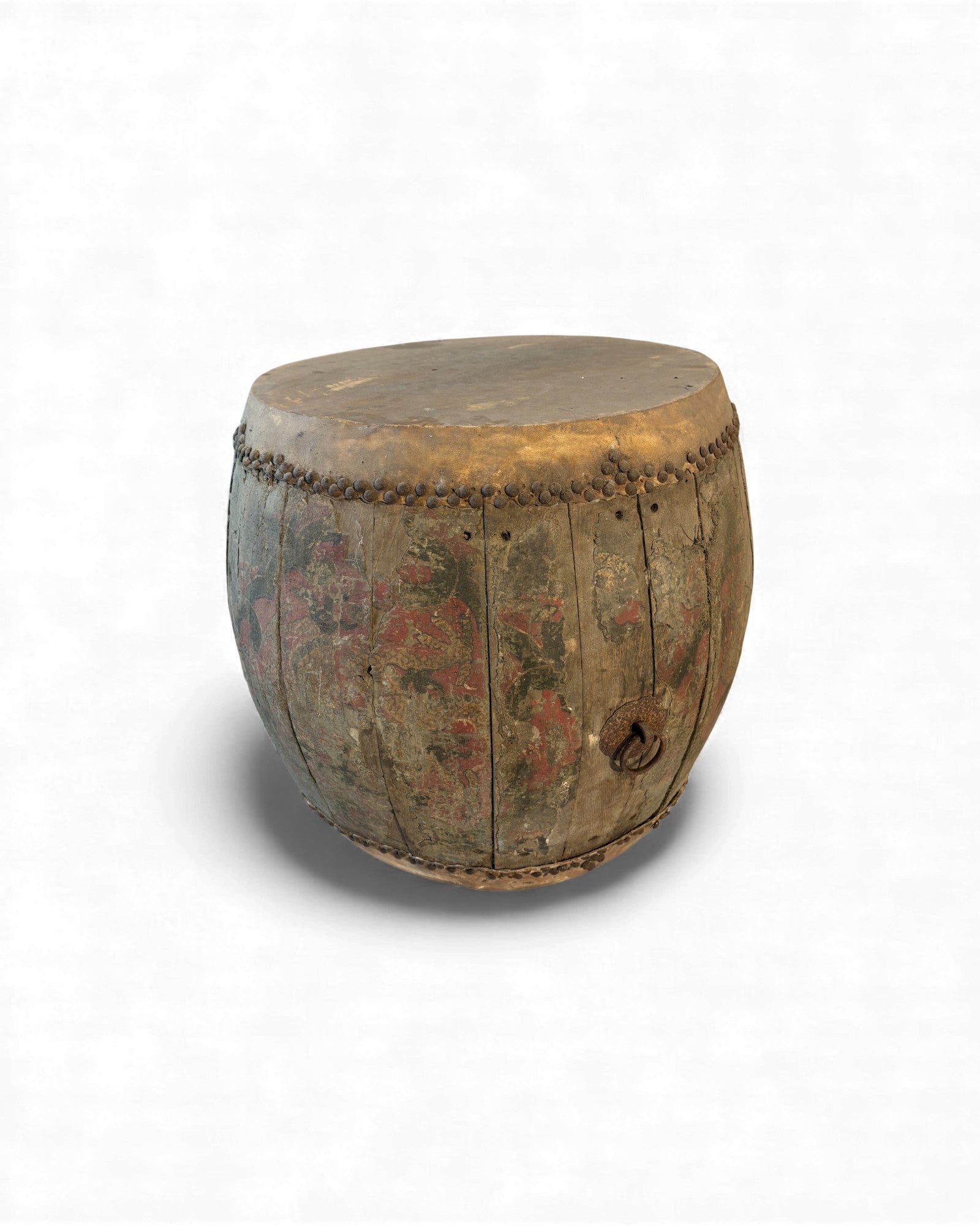 Chinese Temple Drum with Dragon Motifs - Surround Living - 7