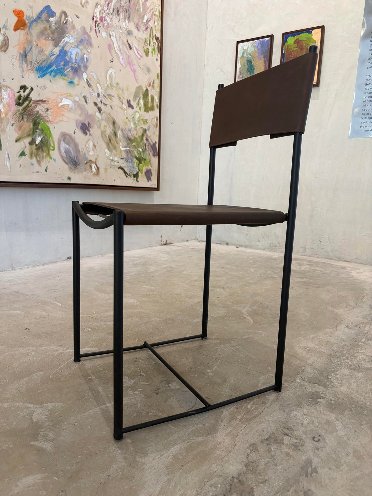 Geometric Leather Chair - Surround Living - 6