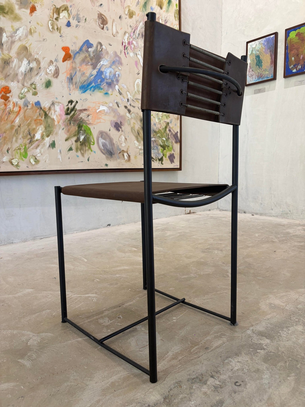 Geometric Leather Chair - Surround Living - 8