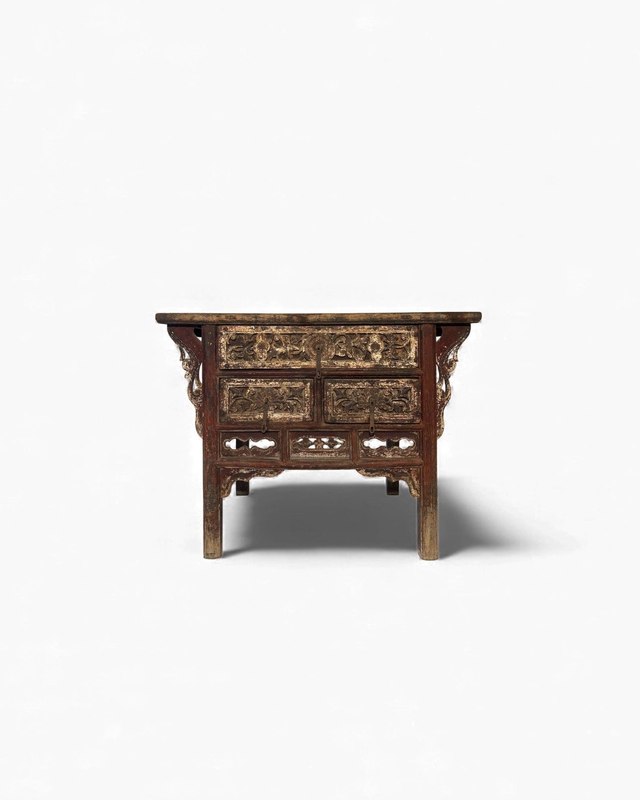 Chinese Black and Red Lacquered Chest of Drawers (Coffer) - Surround Living - 1