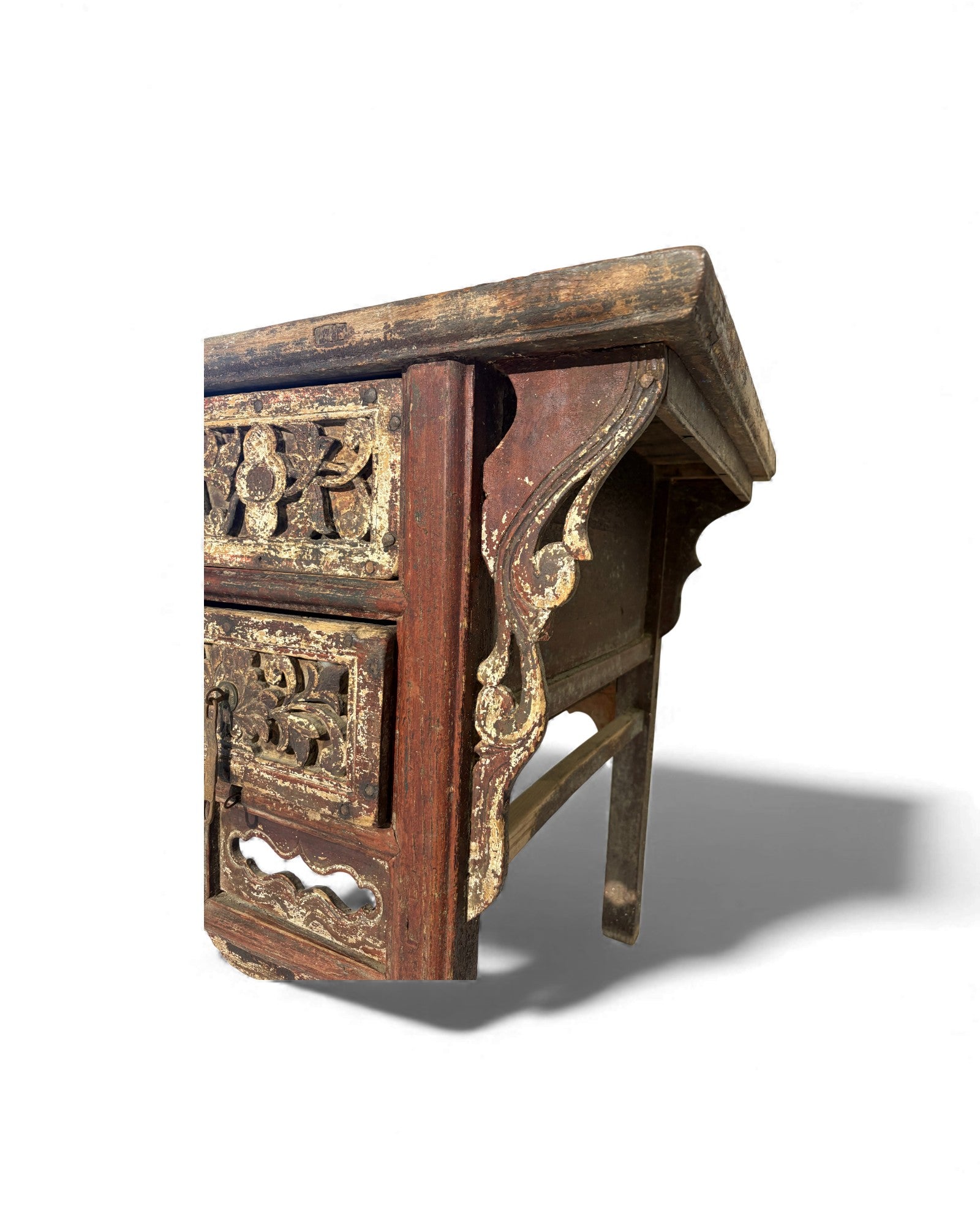 Chinese Black and Red Lacquered Chest of Drawers (Coffer) - Surround Living - 13