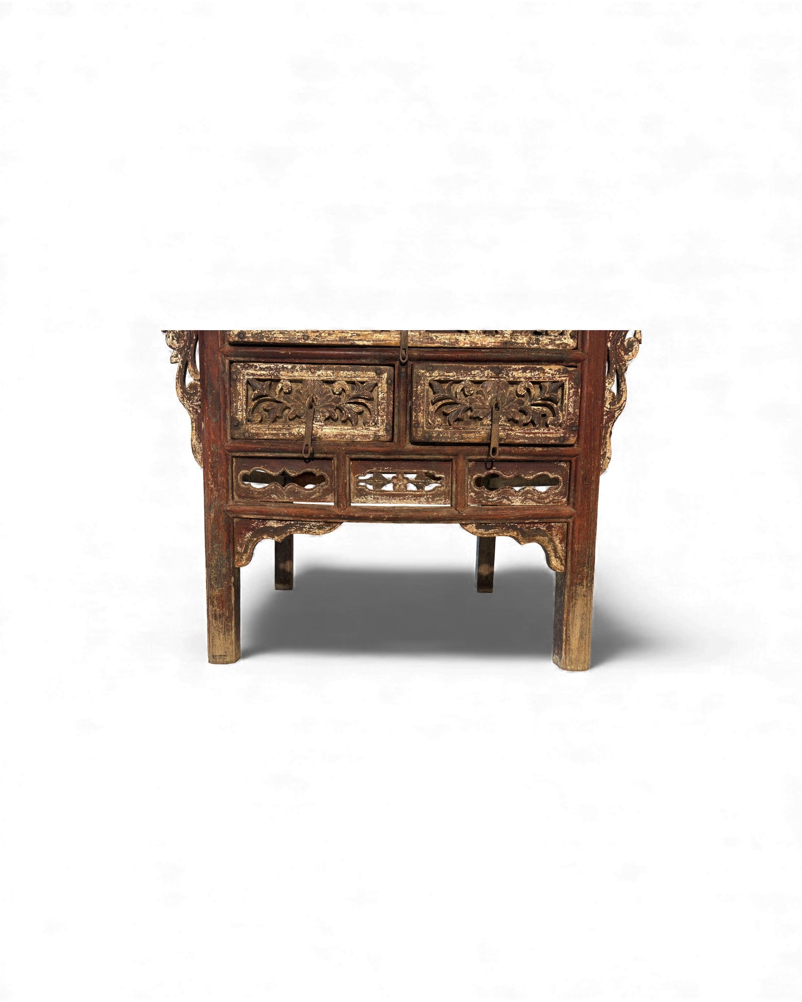 Chinese Black and Red Lacquered Chest of Drawers (Coffer) - Surround Living - 3