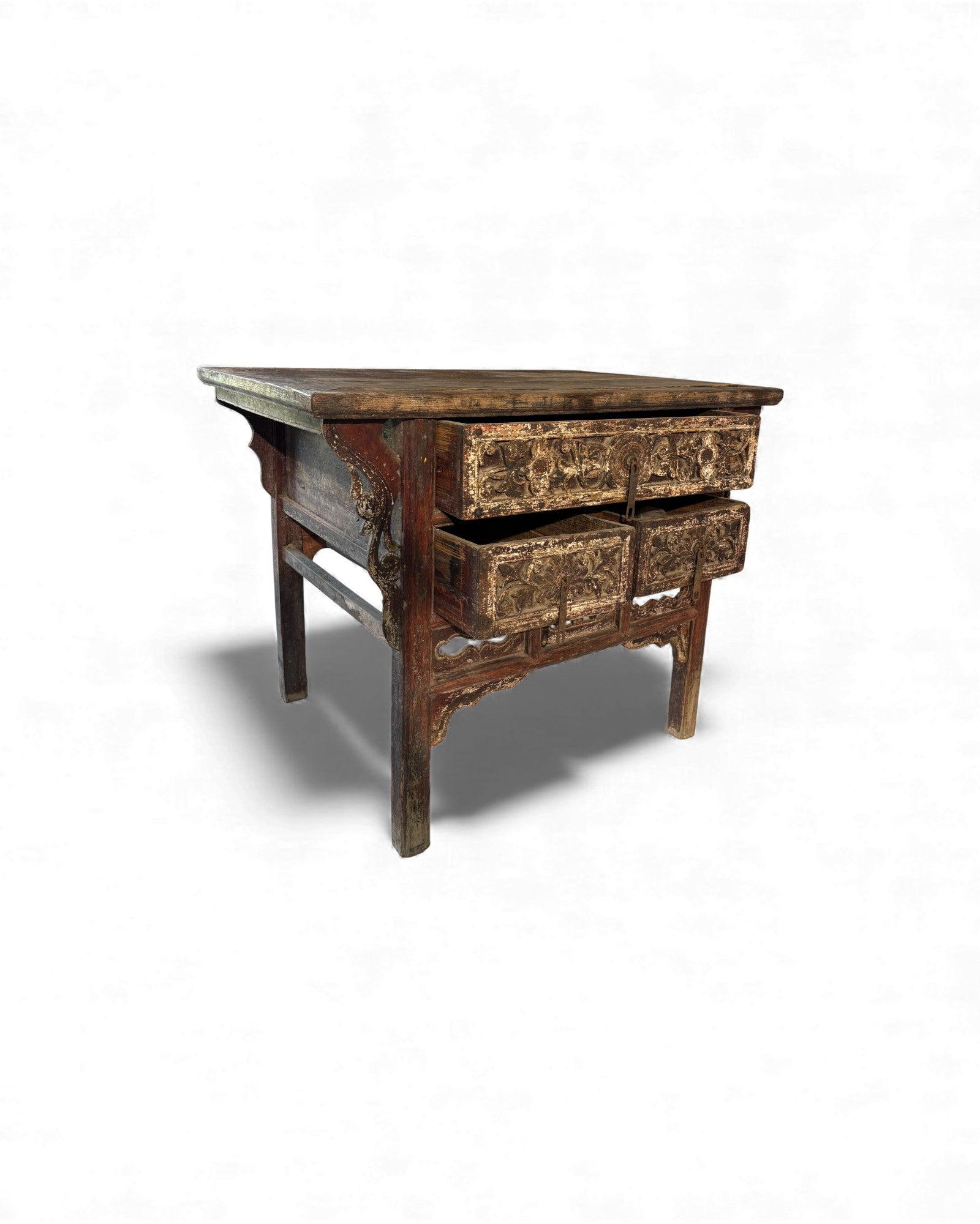 Chinese Black and Red Lacquered Chest of Drawers (Coffer) - Surround Living - 4