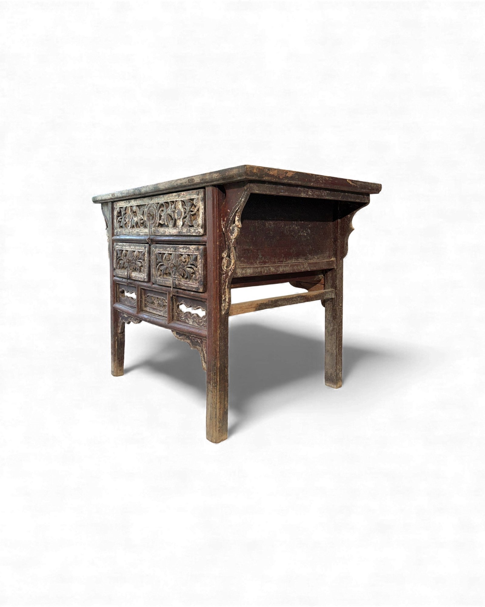 Chinese Black and Red Lacquered Chest of Drawers (Coffer) - Surround Living - 21