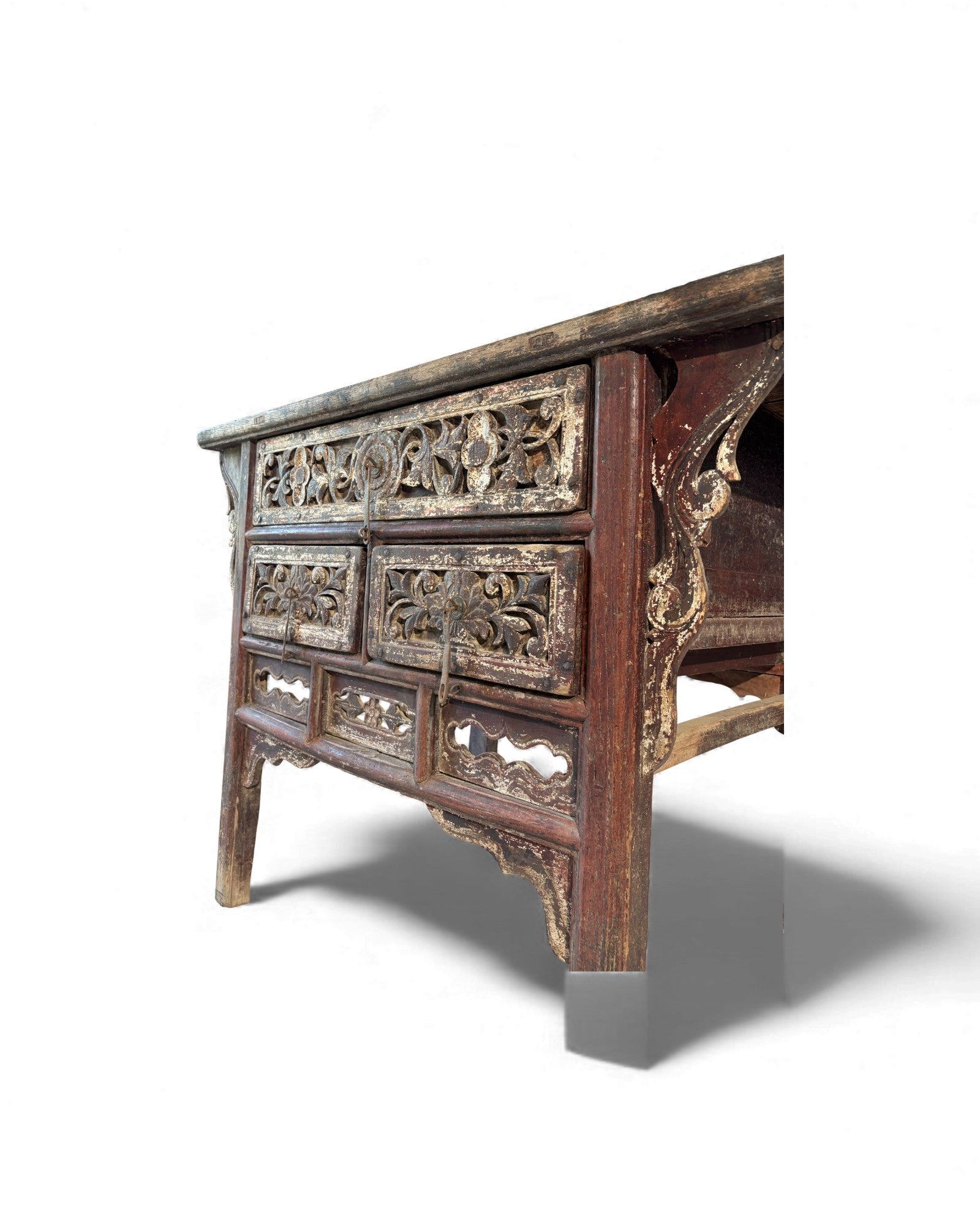 Chinese Black and Red Lacquered Chest of Drawers (Coffer) - Surround Living - 22