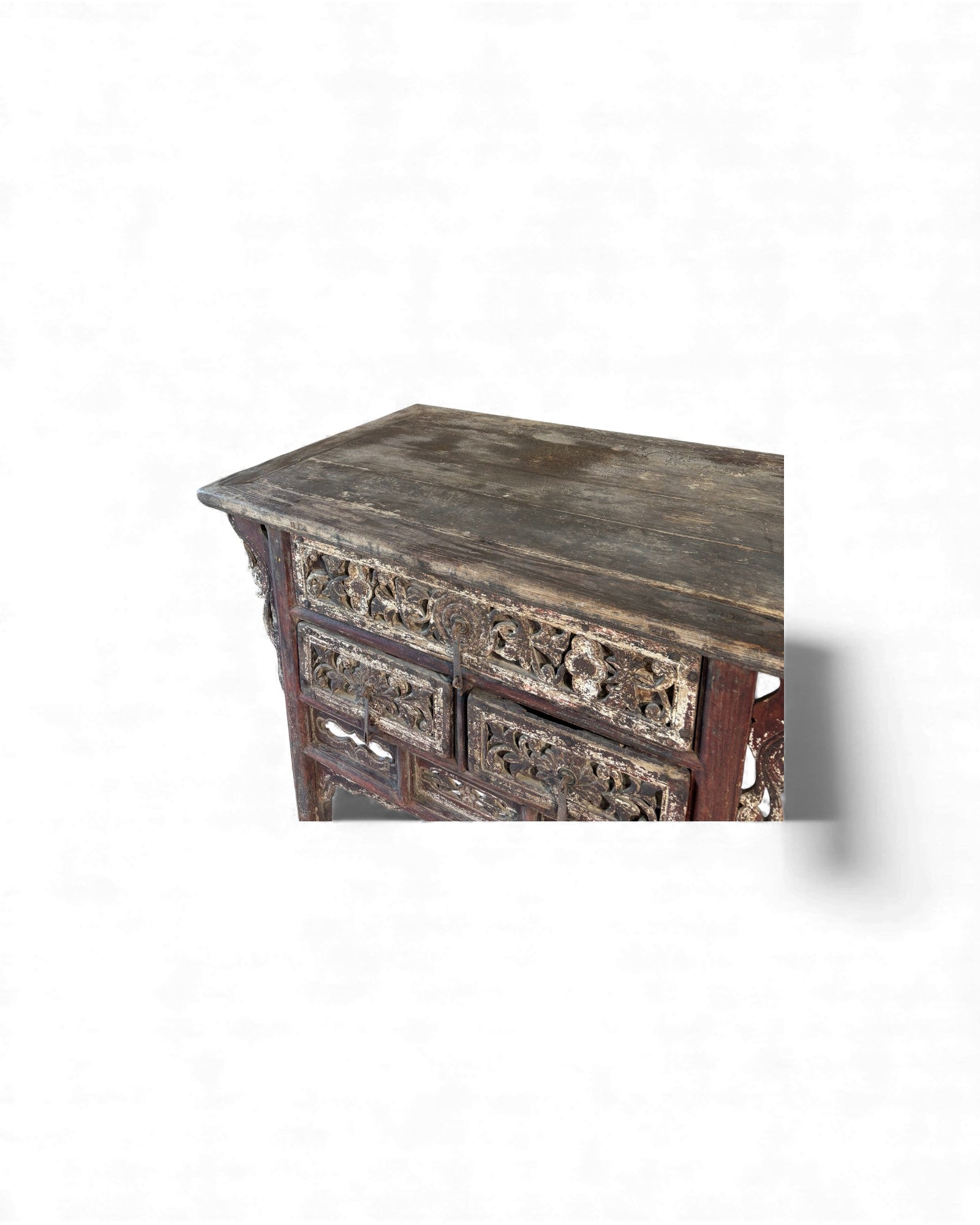 Chinese Black and Red Lacquered Chest of Drawers (Coffer) - Surround Living - 24