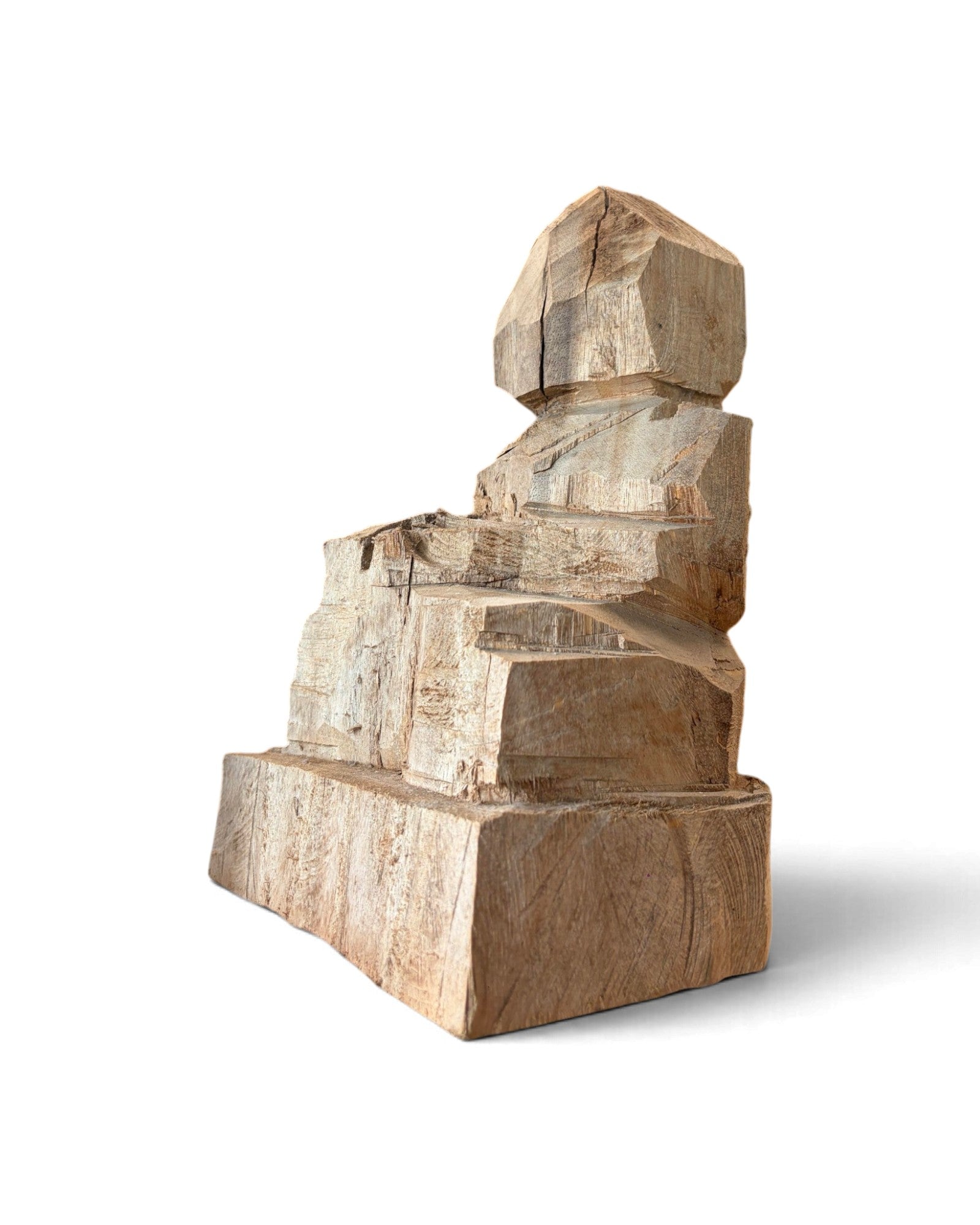 Wooden Carving Buddha Statue