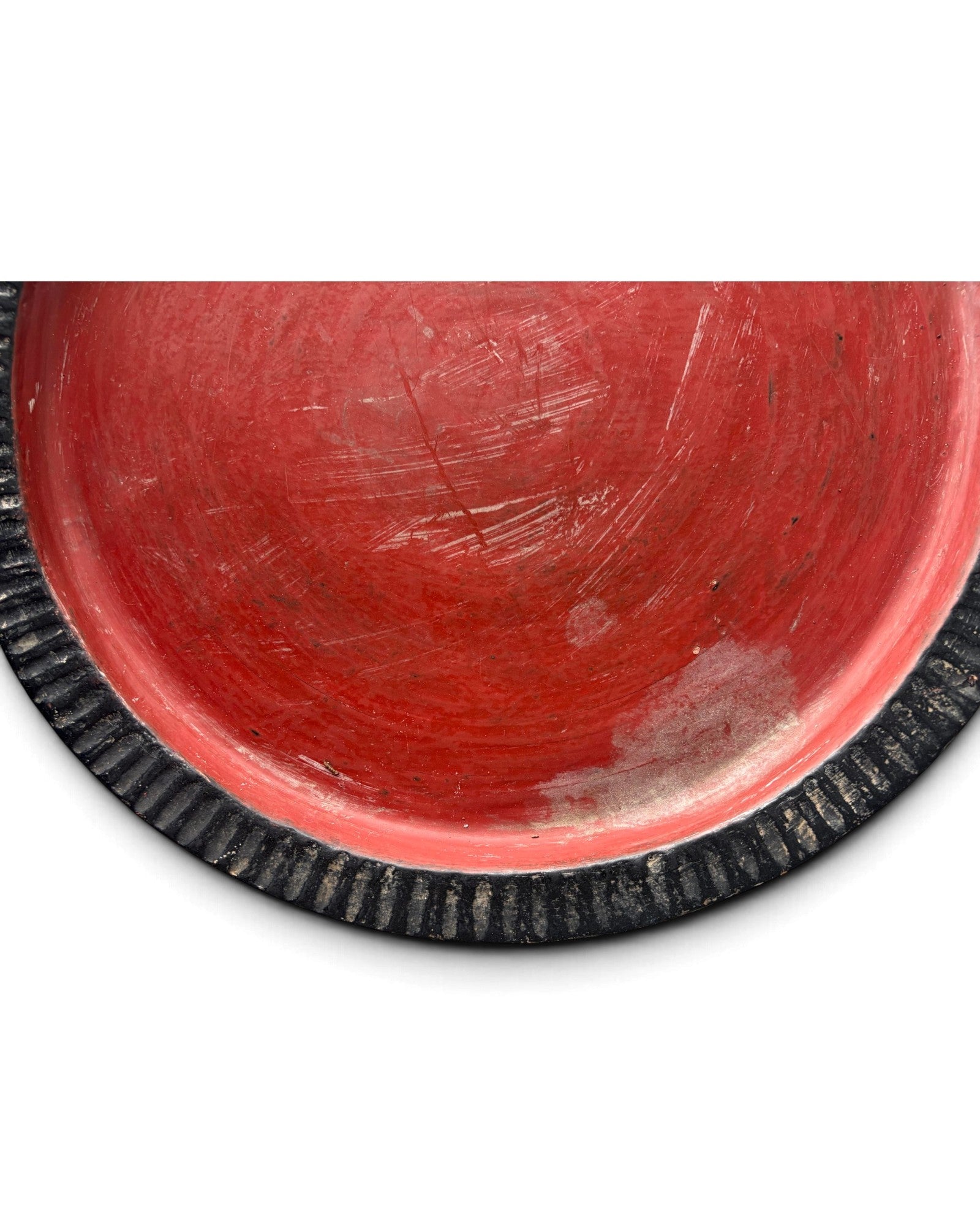 Burmese Red Lacquer Bamboo Tray (ถาดไม้ไผ่พม่าสีชาด)