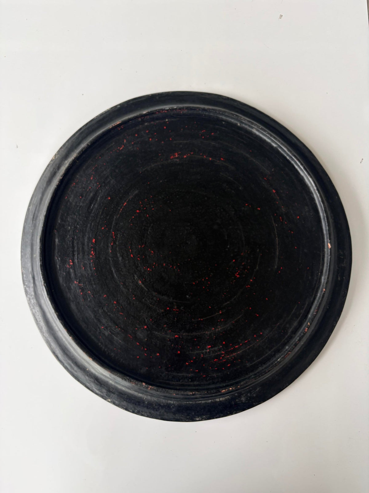 Burmese Red Lacquer Bamboo Tray (ถาดไม้ไผ่พม่าสีชาด) - Surround Living - 9