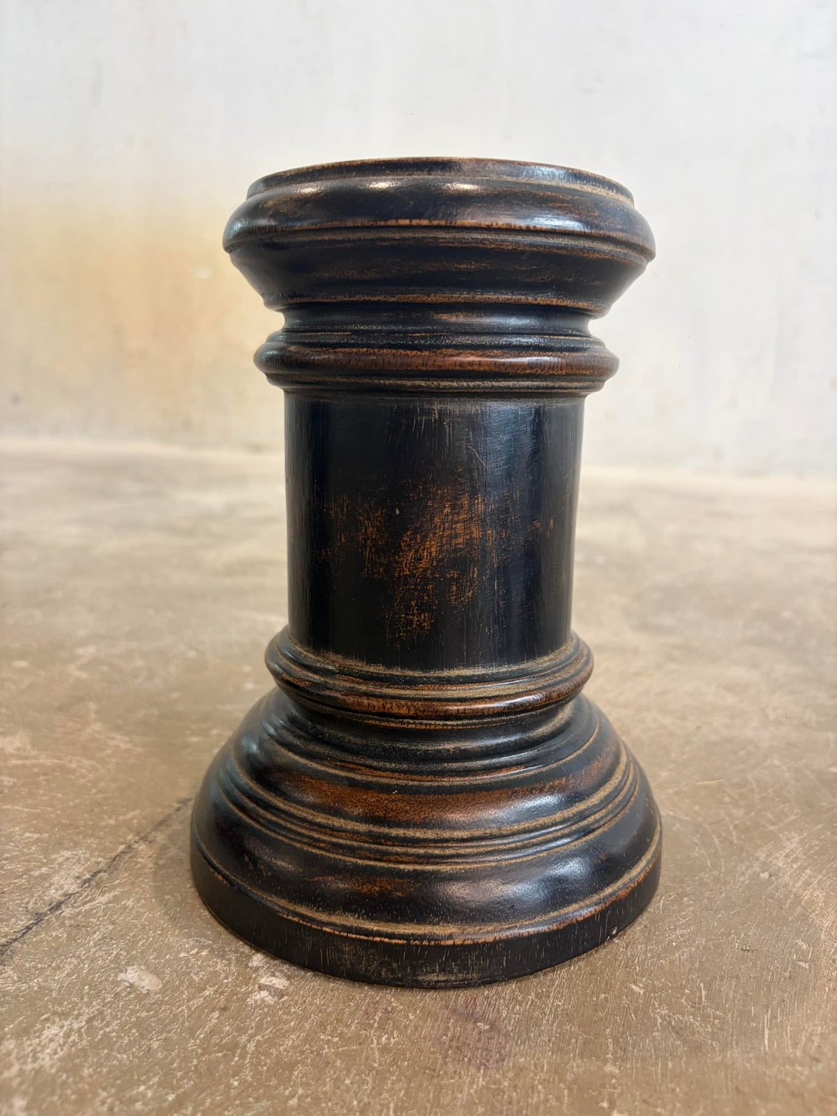Wooden Candle Holder - Black - Surround Living - 10
