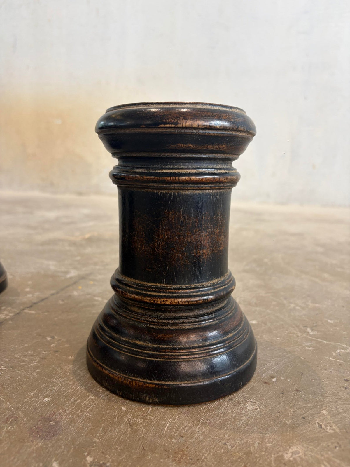 Wooden Candle Holder - Black - Surround Living - 11