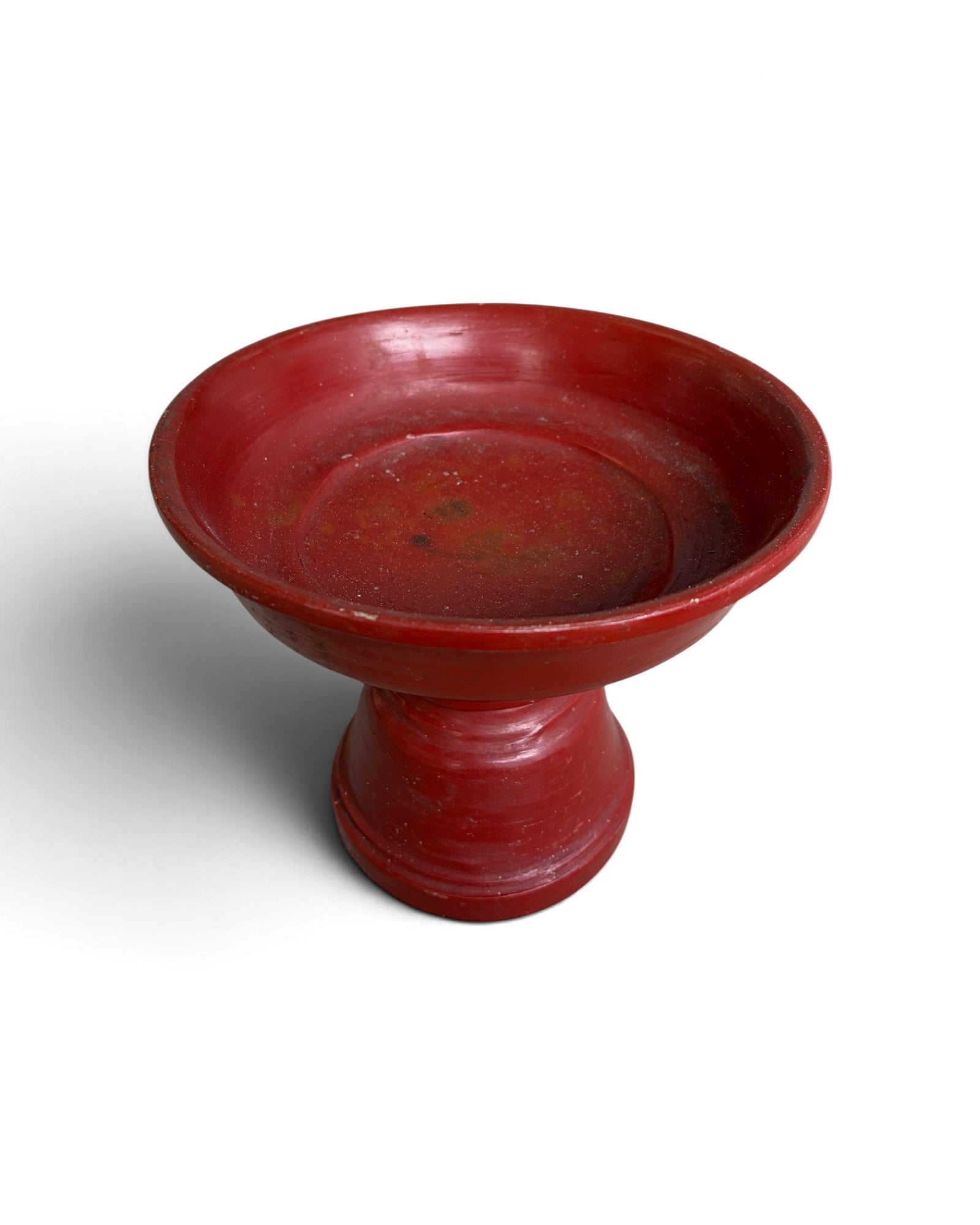 Lanna Lacquer Pedestal Tray (พานเครื่องเขิน)