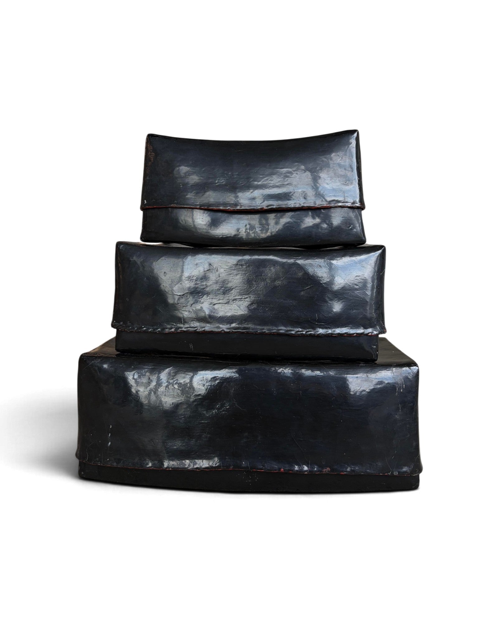 Black Lacquerware Container L