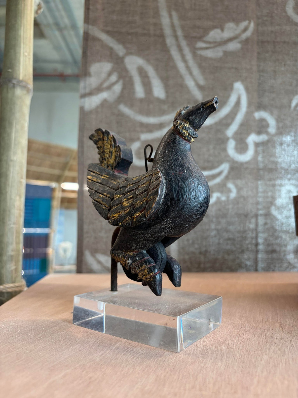 Mandalay Wooden Swan Figurine - Surround Living - 7