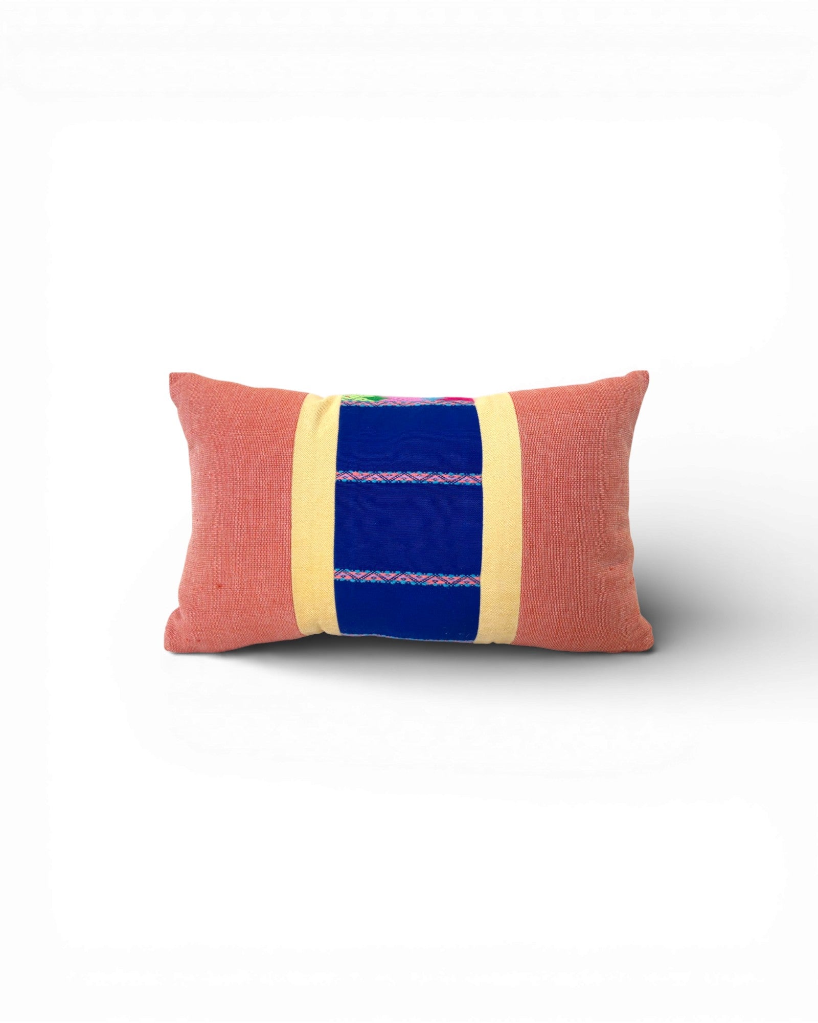 Hill Tribe Textile Lumbar Cushion - Peach - Surround Living - 4