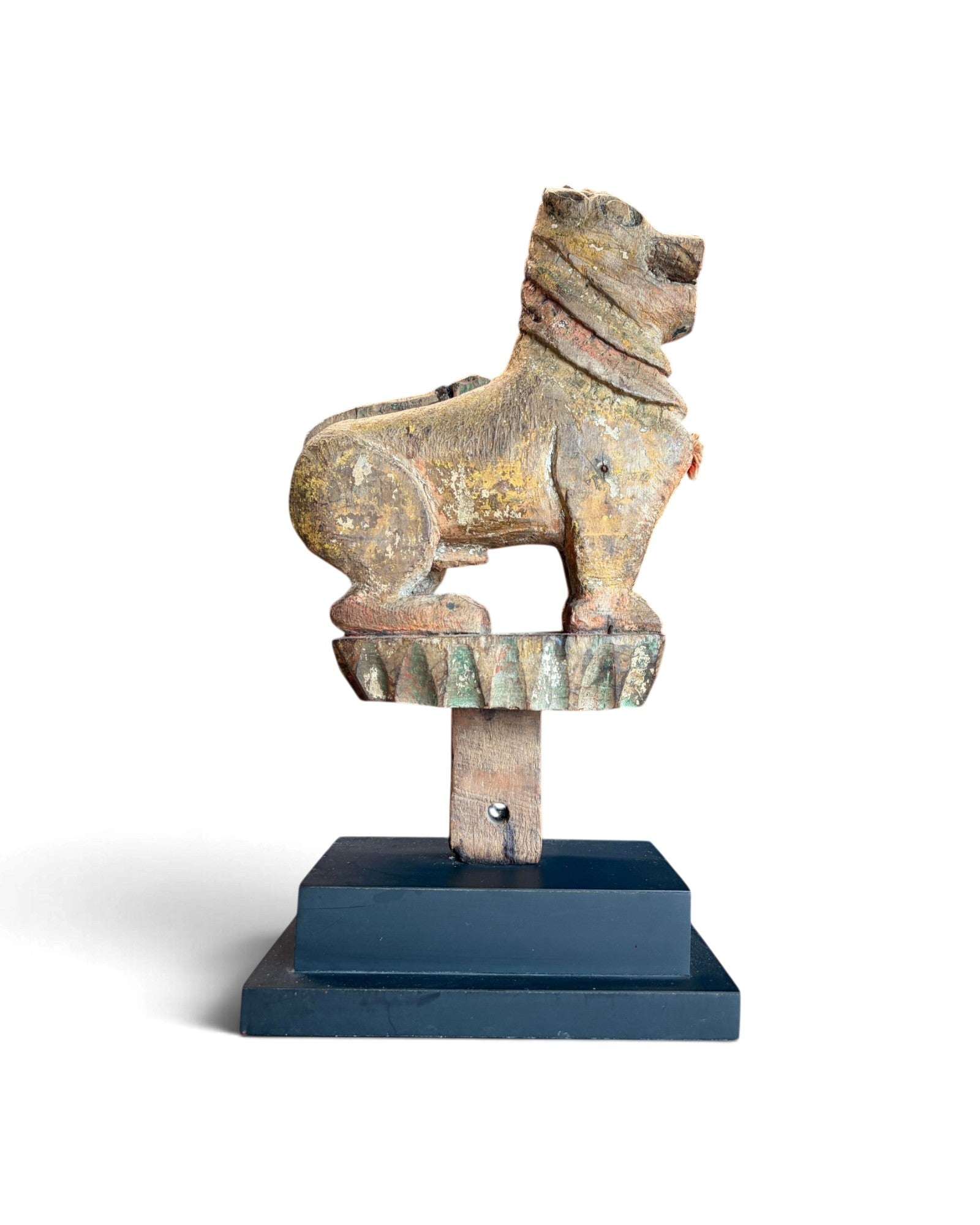 Burmese Wooden Singha Figurine (ไม้แกะรูปสิงห์พม่า)