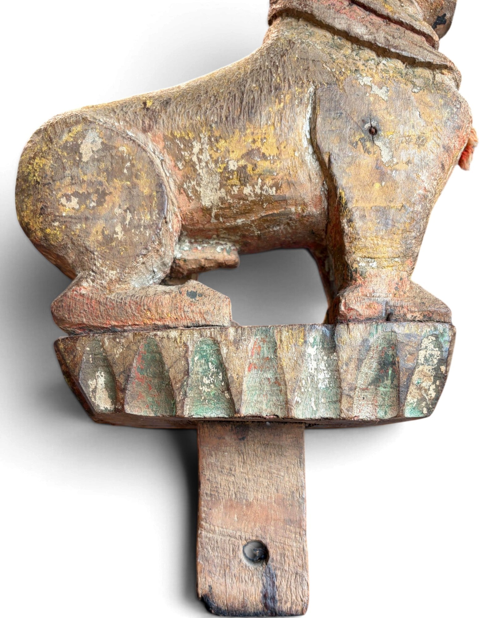 Burmese Wooden Singha Figurine (ไม้แกะรูปสิงห์พม่า)