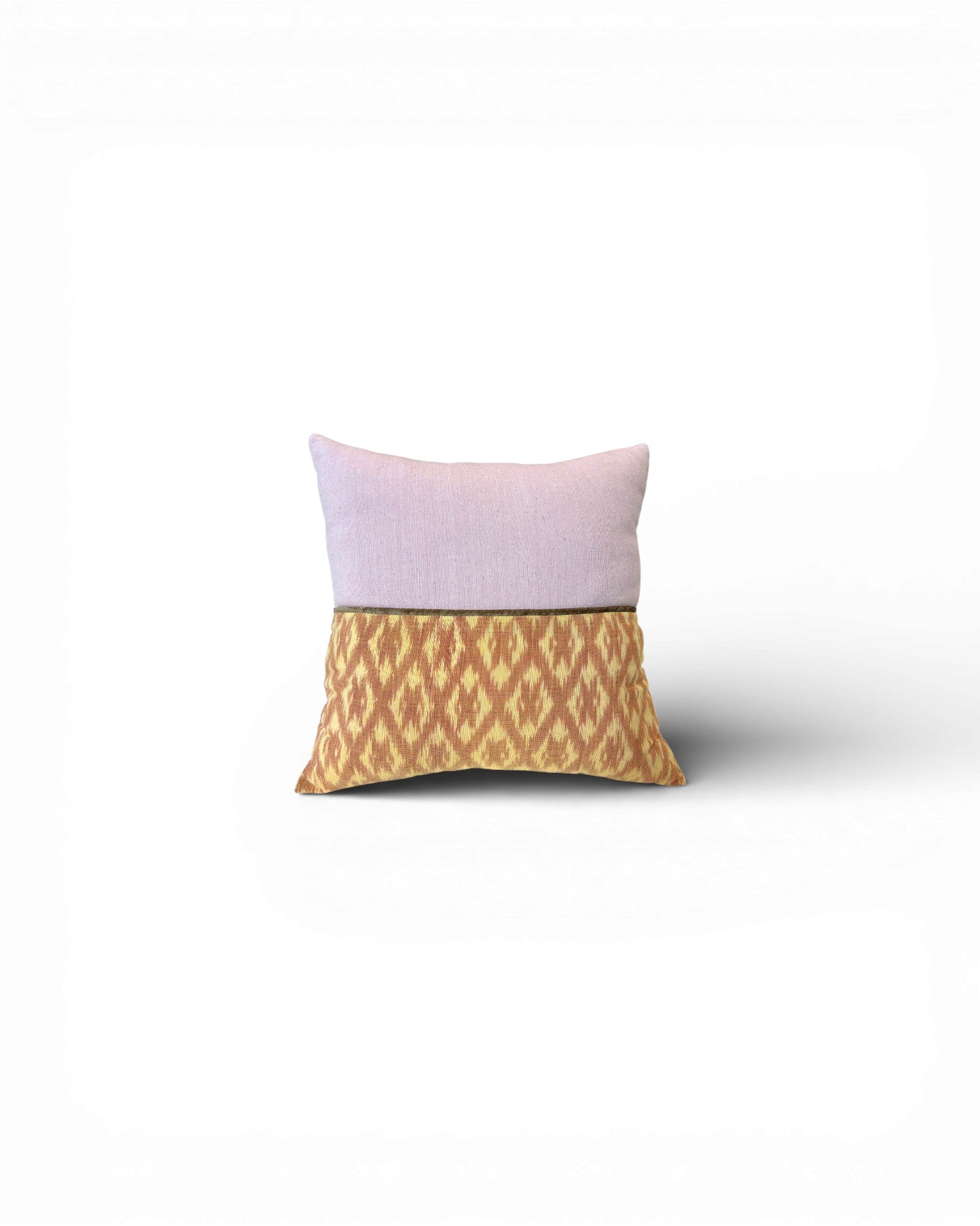 Ikat Textile Accent Cushion - Pink & Beige - Surround Living - 7