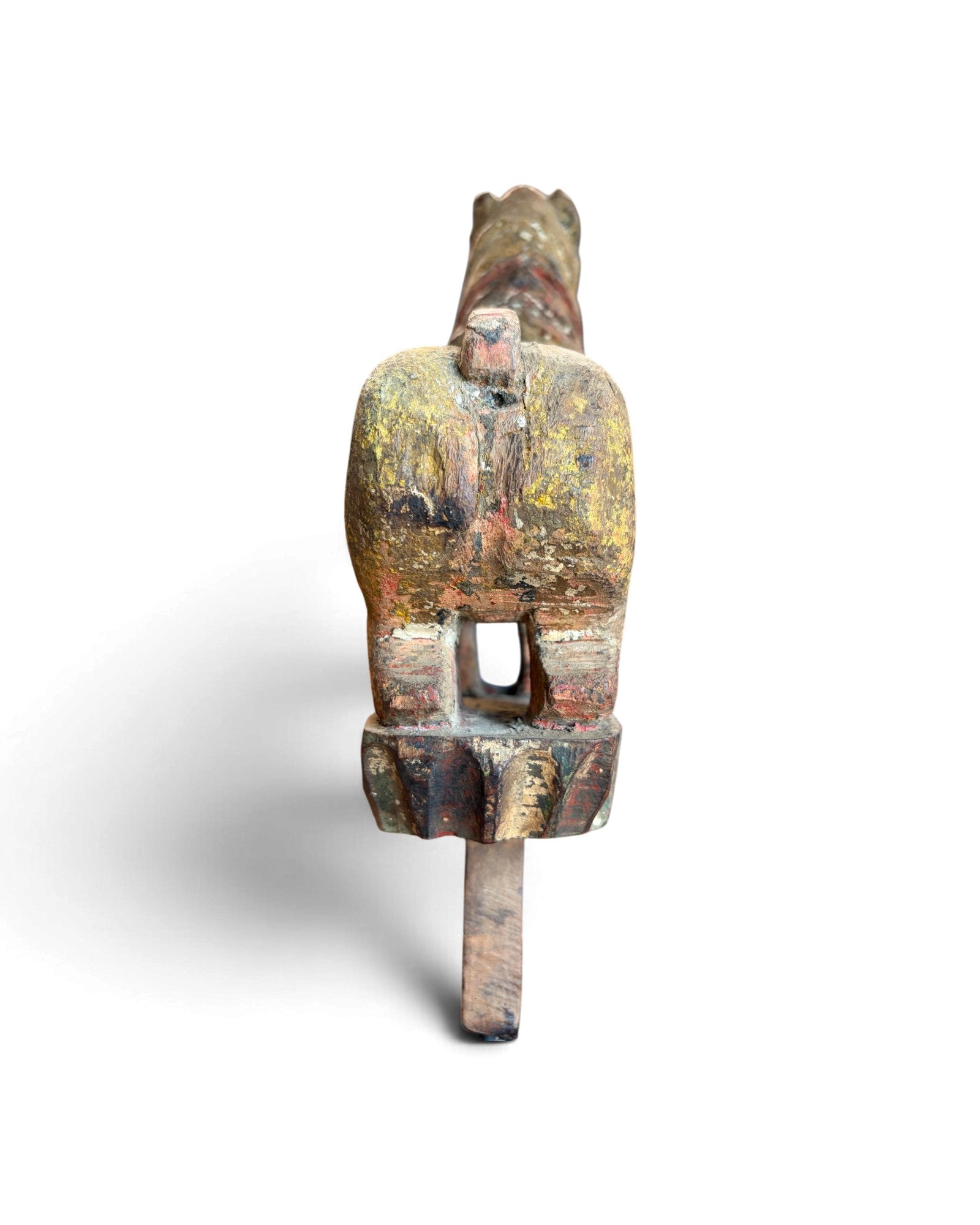 Burmese Wooden Singha Figurine (ไม้แกะรูปสิงห์พม่า)