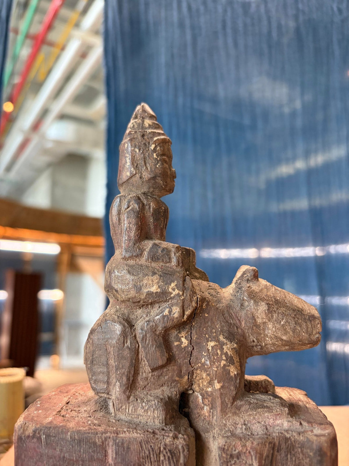 Carved Wooden Guardian Angel – Zodiac Year of the Rat (ไม้แกะเทวดาประจำปีหนู) - Surround Living - 8