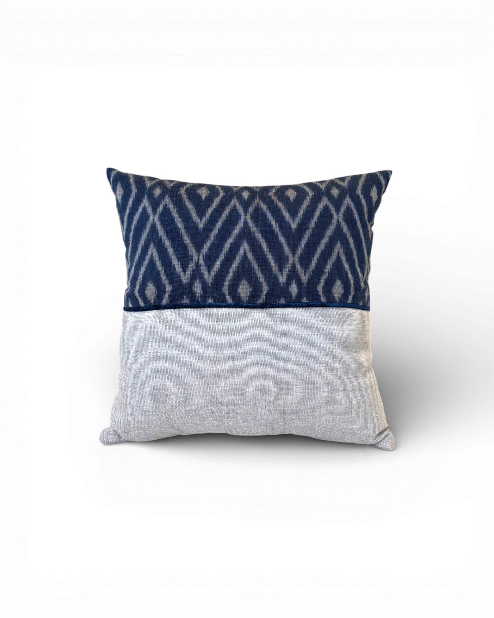 Ikat Panel Cushion - Dark Blue - Surround Living - 1