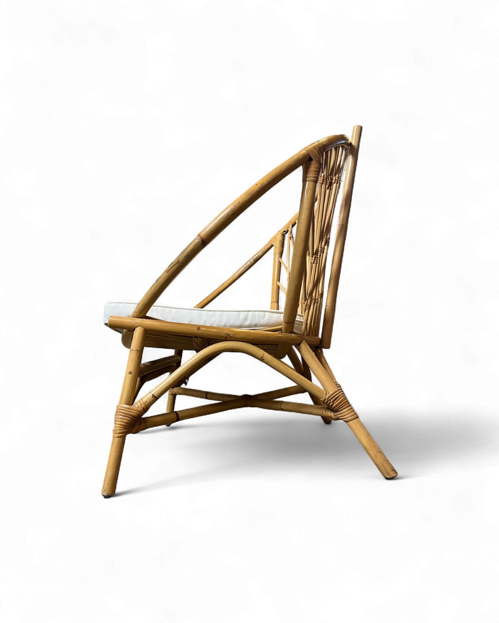 Round Rattan Lounge Chair Surround Living