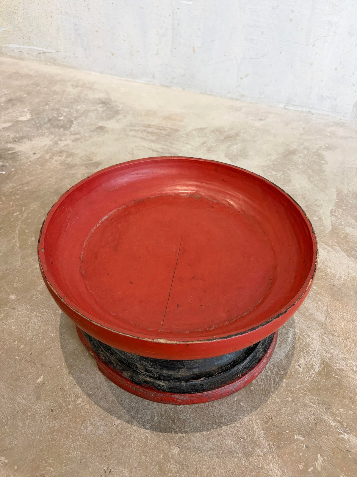 Burmese Low Wooden Pedestal Tray for Dining (ขันโตกพม่า) - Surround Living - 9