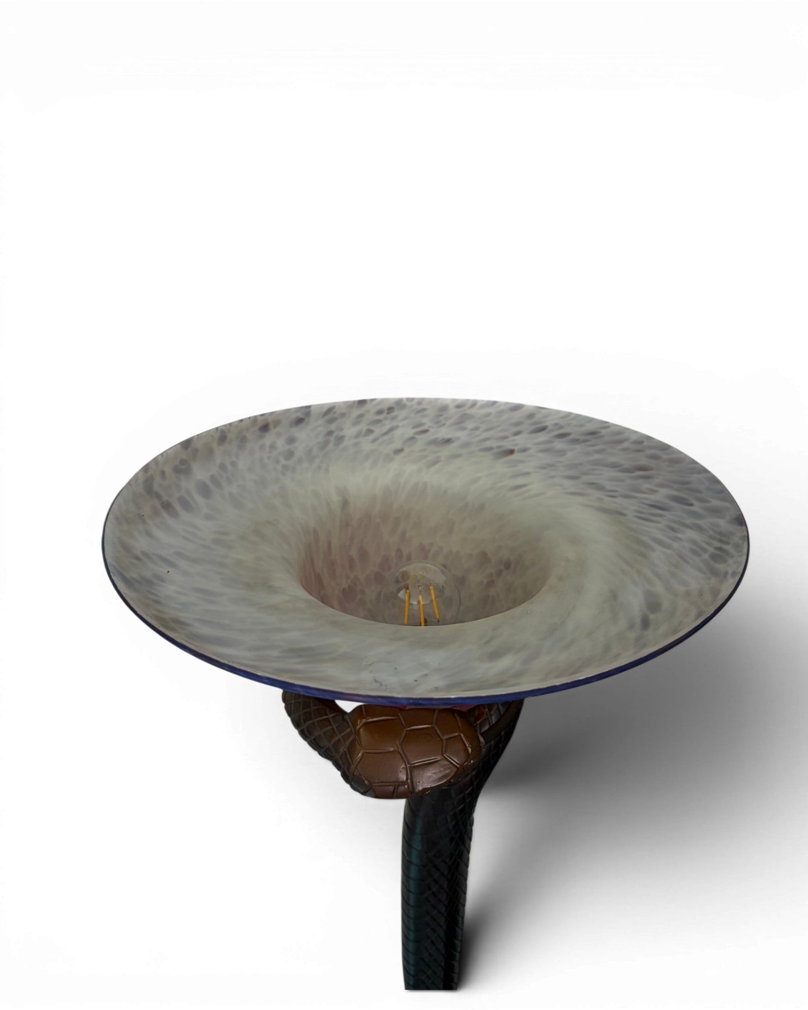 Art Deco Patinated Bronze Cobra Floor Lamp - Surround Living - 10