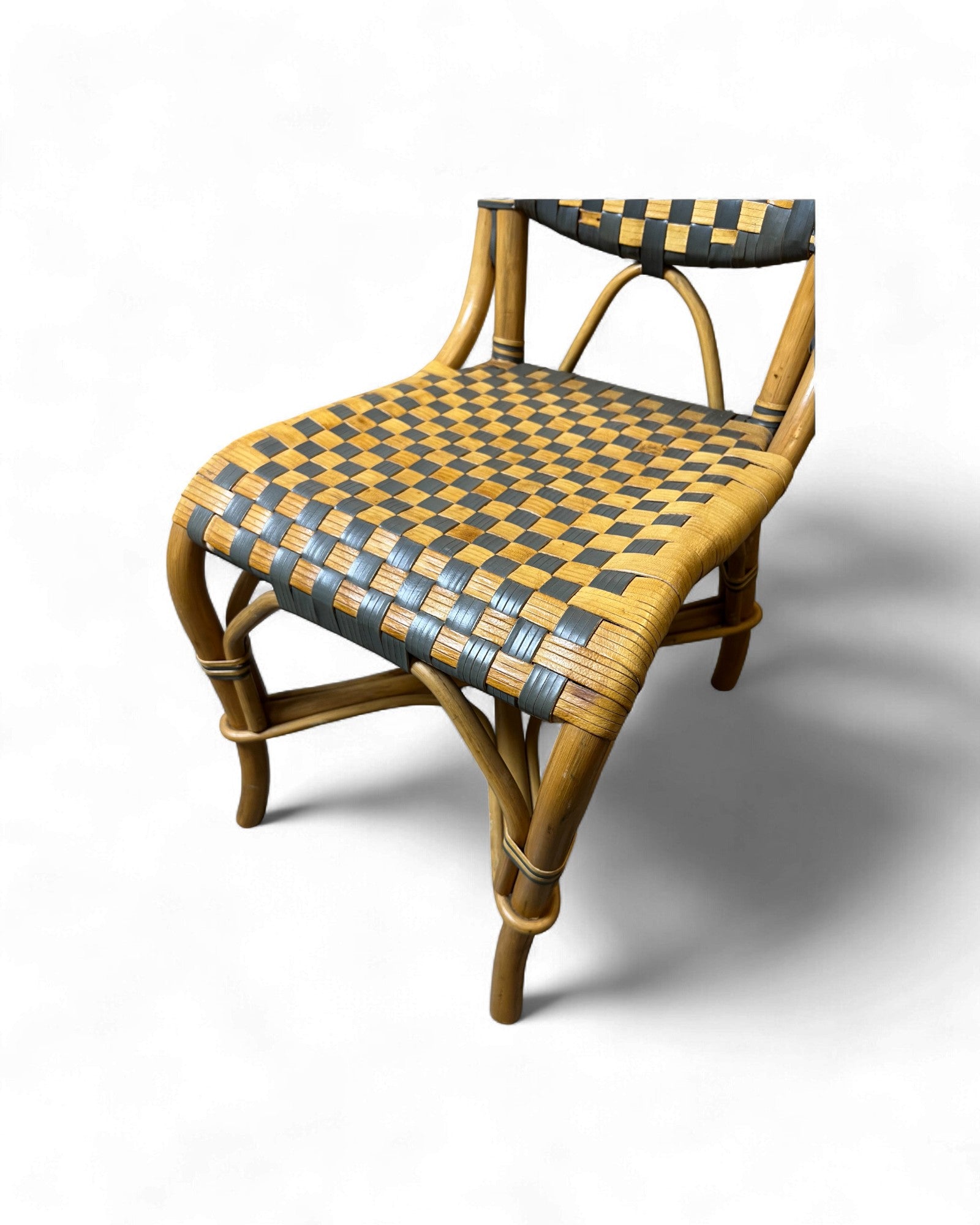 Cane & Leather Classic Bistro Weave Rattan Chair Surround Living