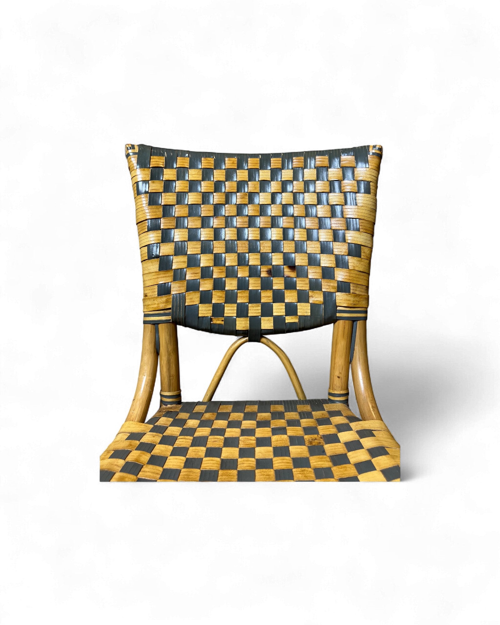 Cane & Leather Classic Bistro Weave Rattan Chair Surround Living