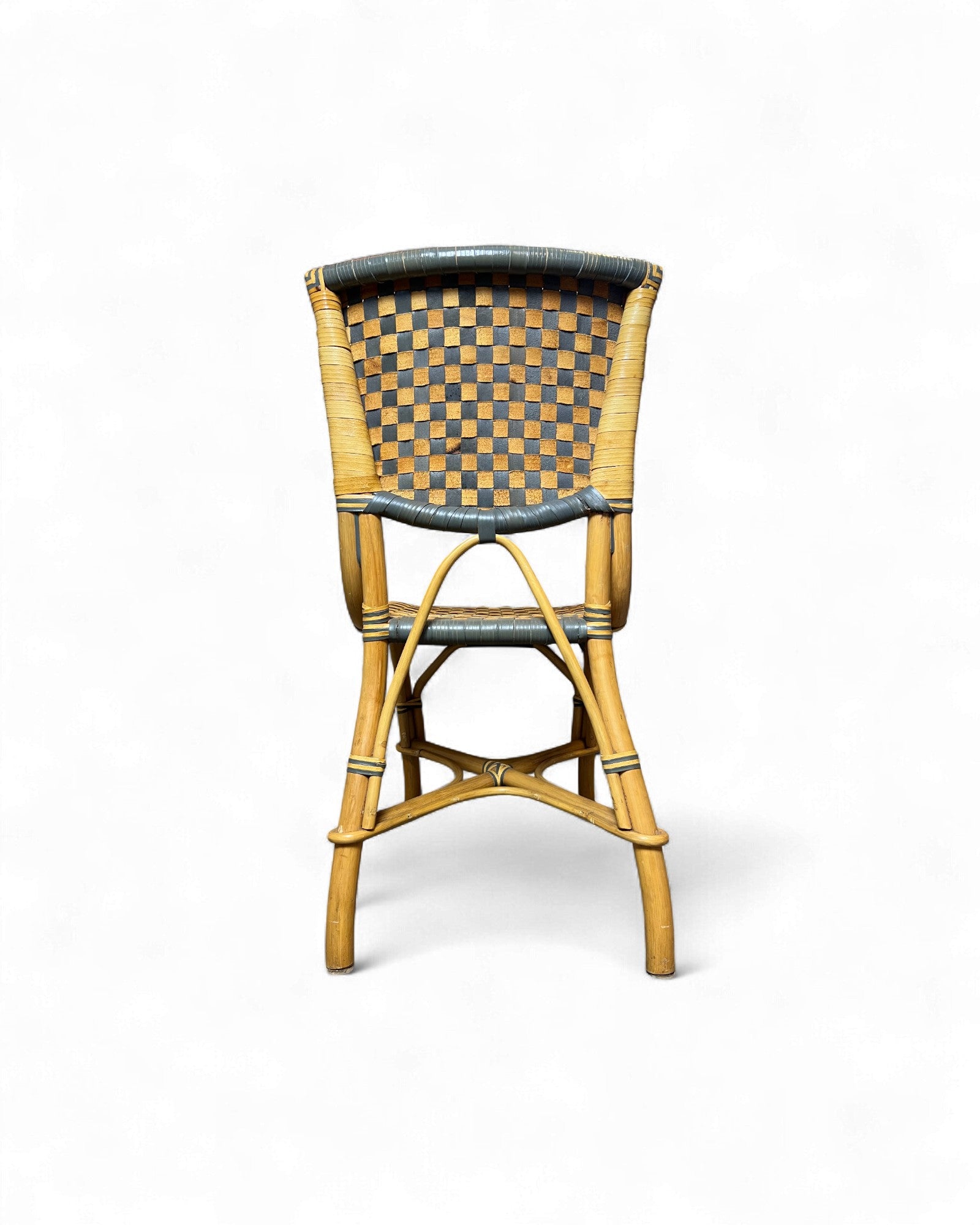 Cane & Leather Classic Bistro Weave Rattan Chair Surround Living