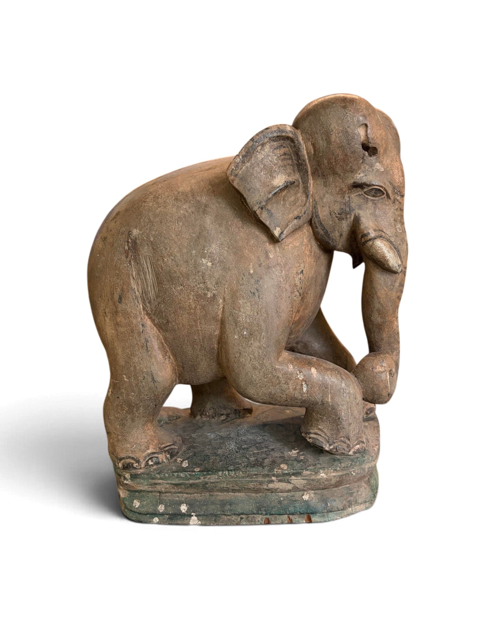 Wooden Elephant Figure (ไม้แกะช้าง)