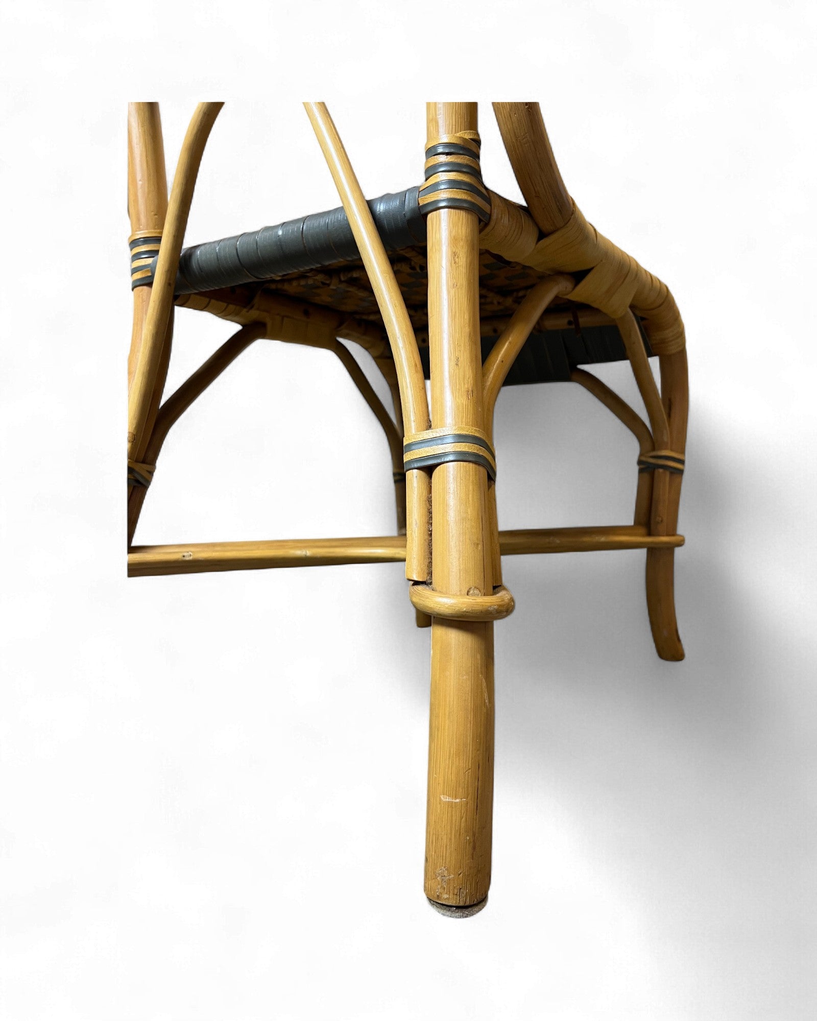 Cane & Leather Classic Bistro Weave Rattan Chair Surround Living