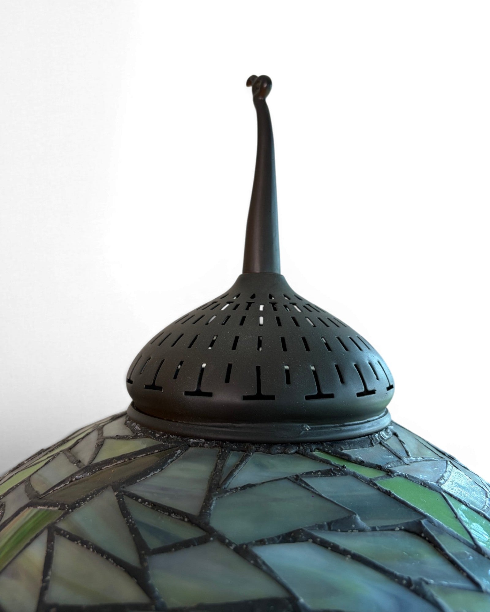 Spherical Stained Glass Floor Lamp - Surround Living - 12