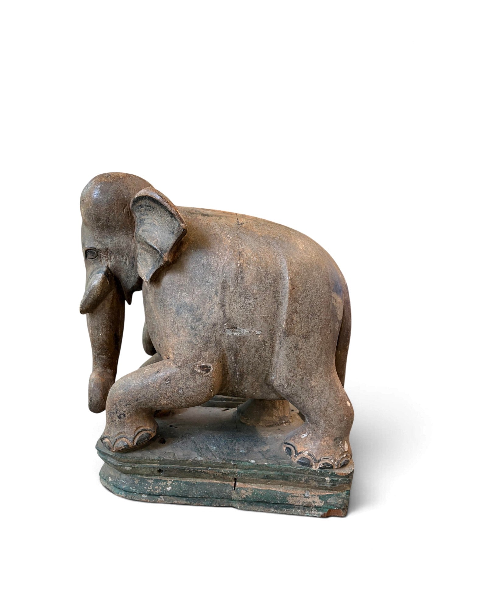 Wooden Elephant Figure (ไม้แกะช้าง)