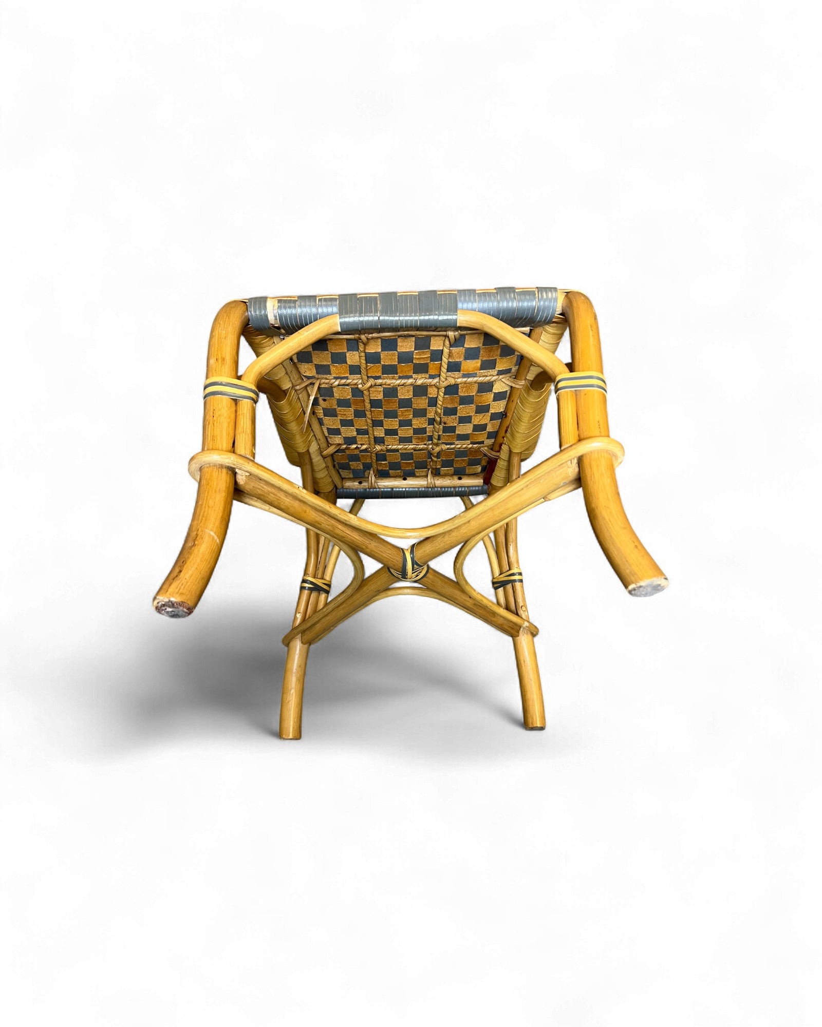 Cane & Leather Classic Bistro Weave Rattan Chair Surround Living