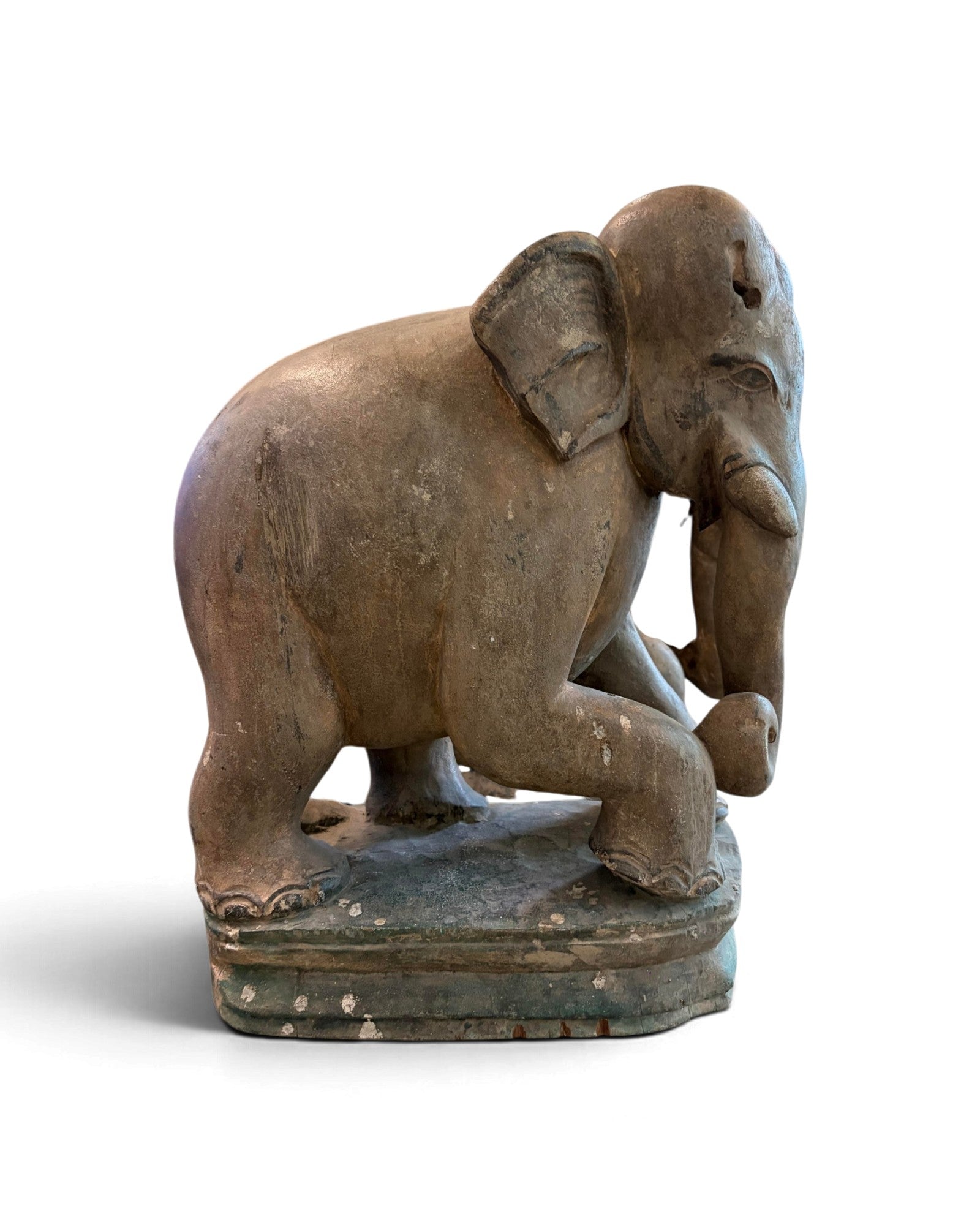 Wooden Elephant Figure (ไม้แกะช้าง)
