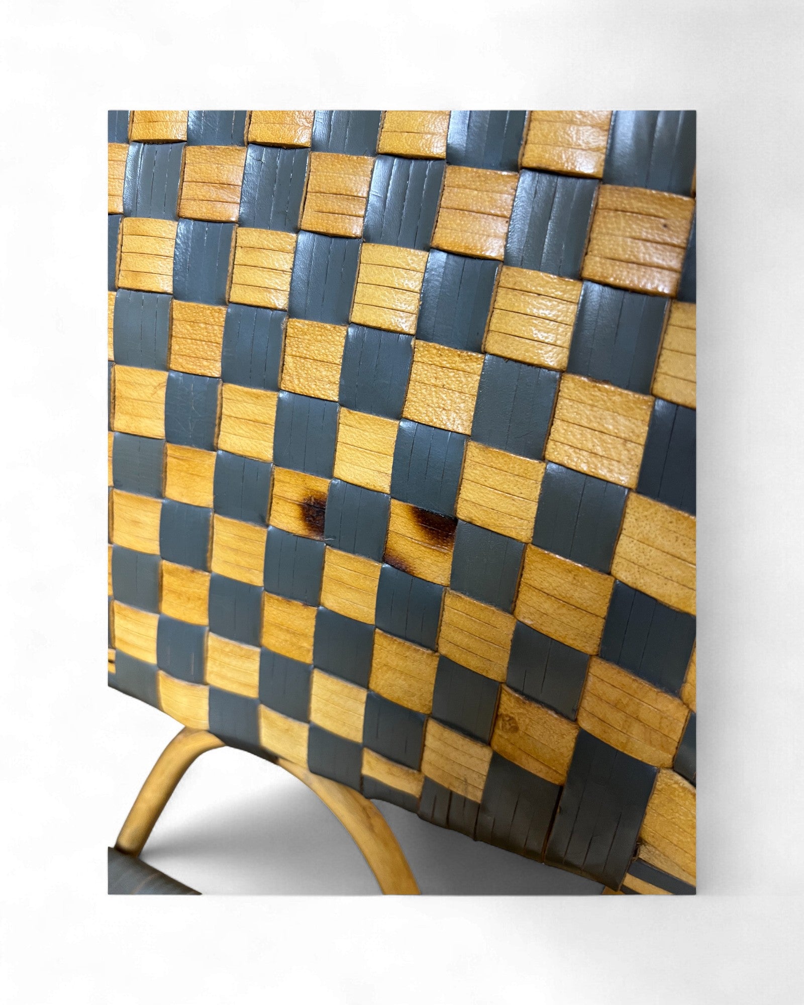 Cane & Leather Classic Bistro Weave Rattan Chair Surround Living