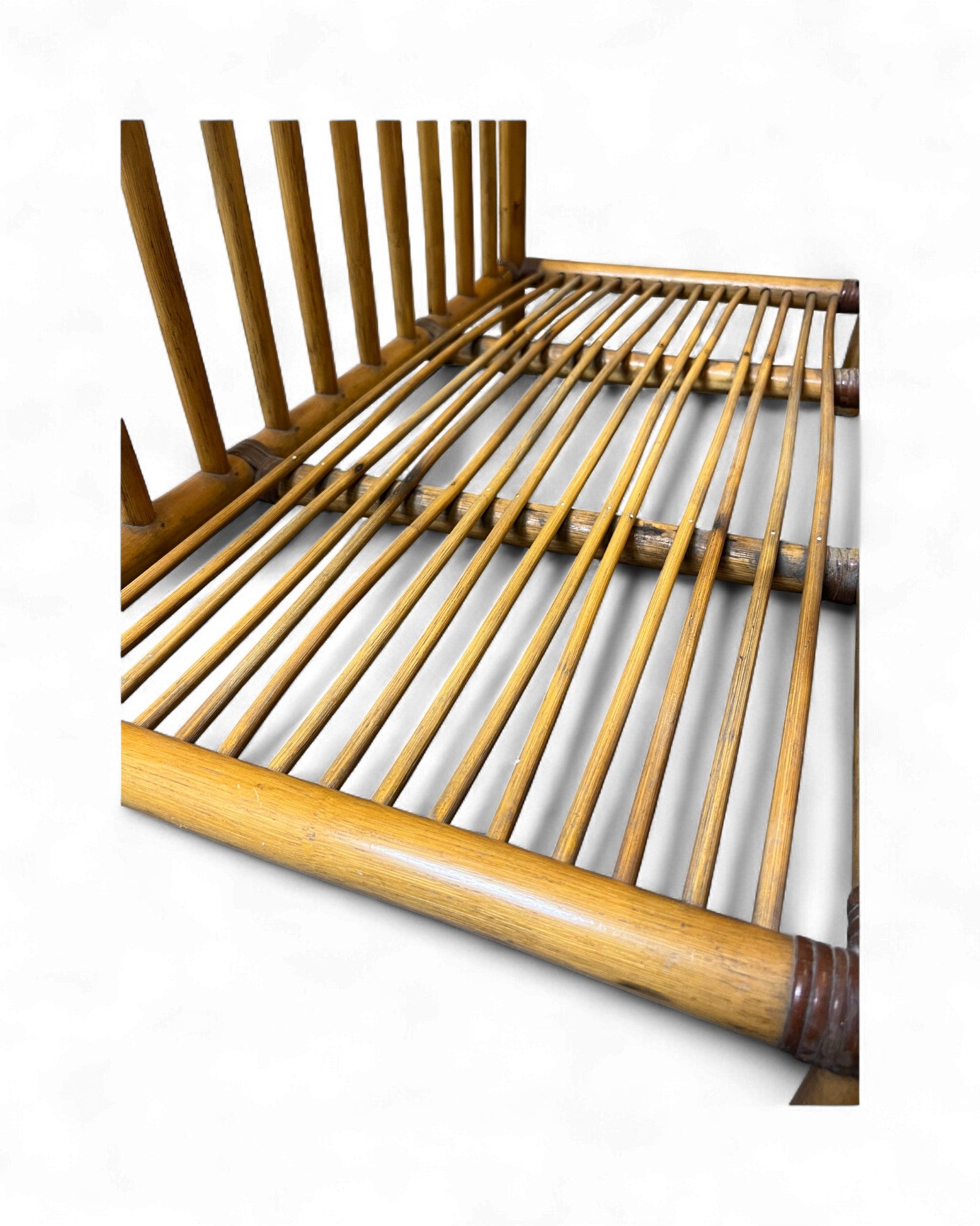 Cane Beach House Rectangular Rattan Dining Table with Glass Top Surround Living