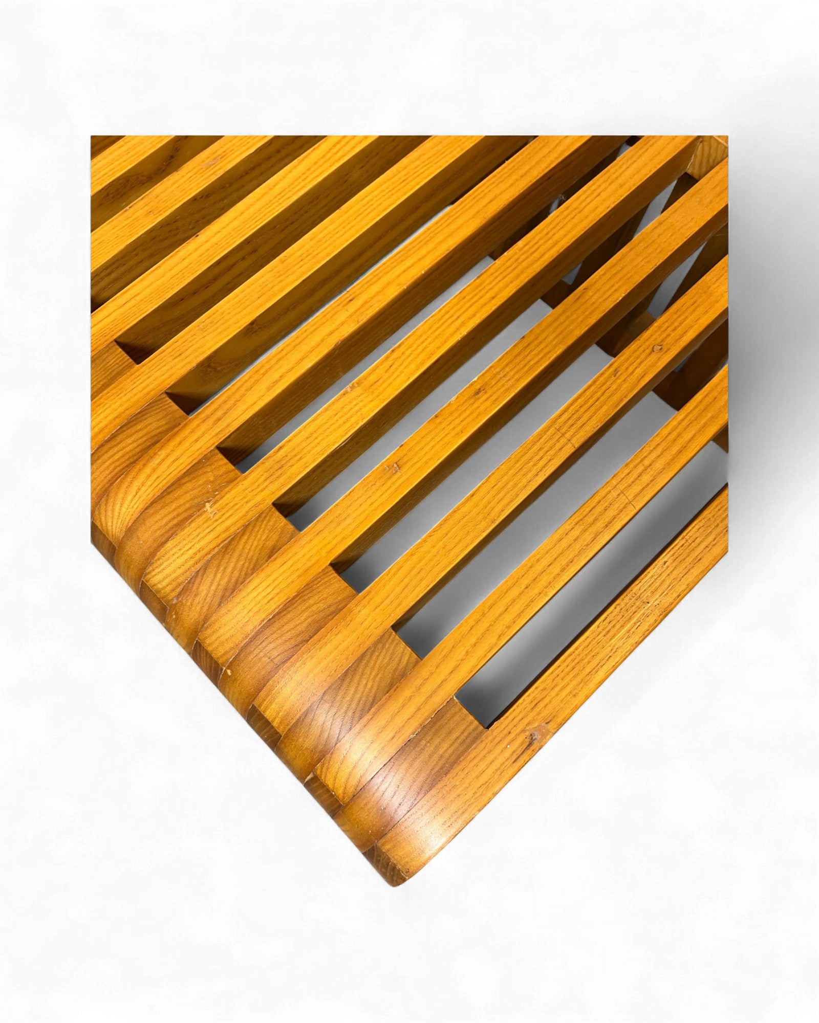 Slatted Bentwood Coffee Table Surround Living