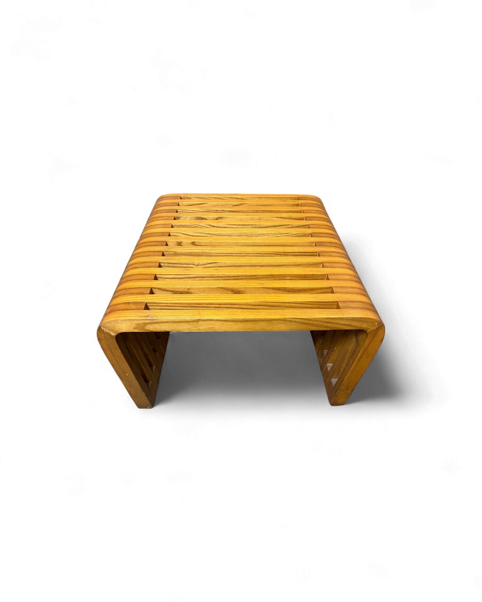 Slatted Bentwood Coffee Table Surround Living