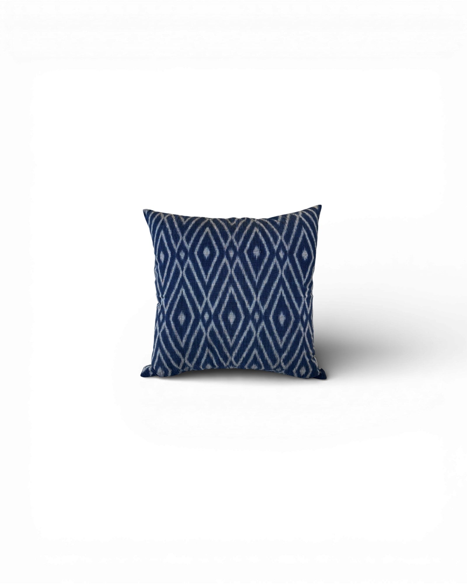 Indigo Diamond Ikat Cushion - Surround Living - 1
