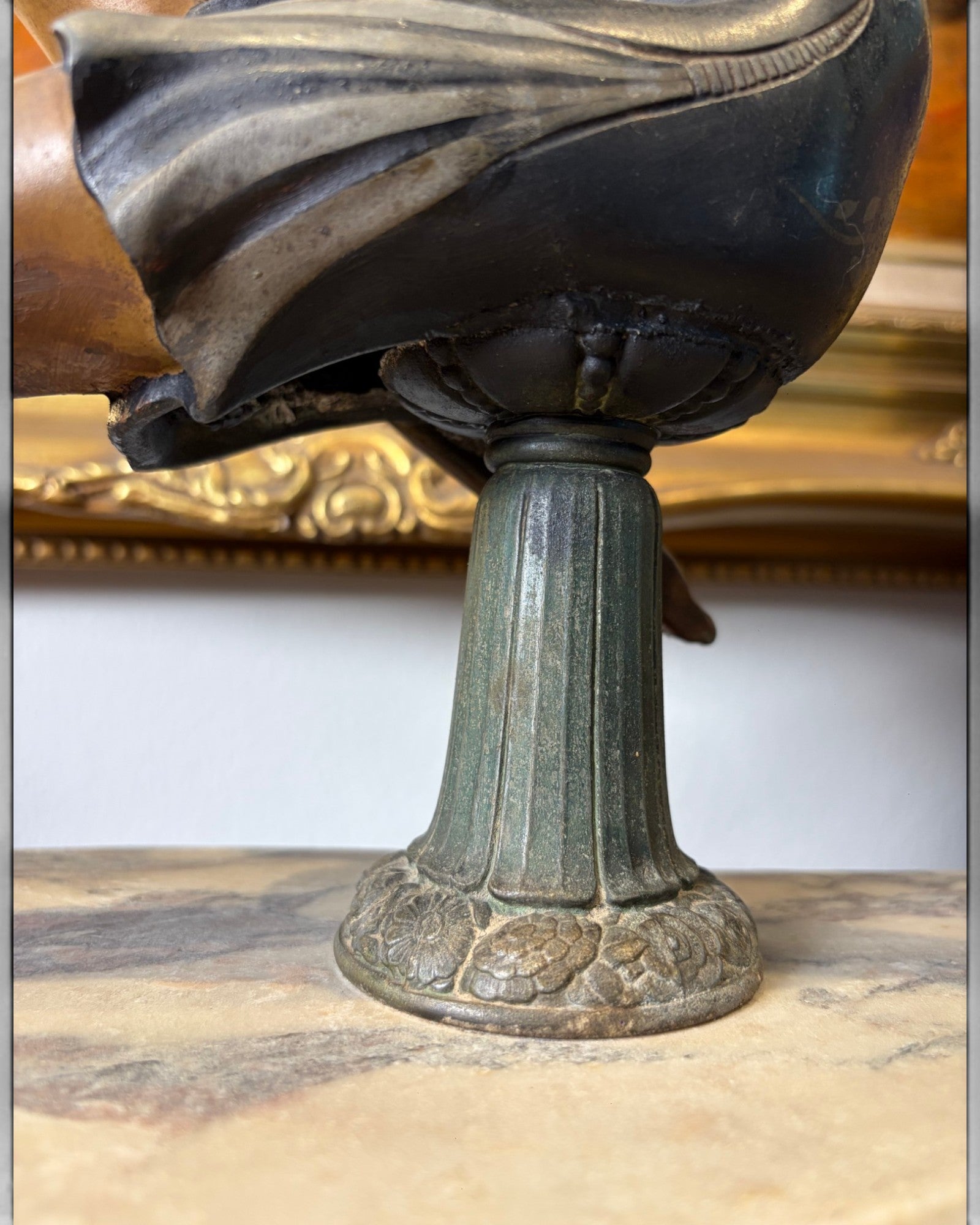 Art Deco Dancing Figure with Ball-Shaped Lamp - Surround Living - 12