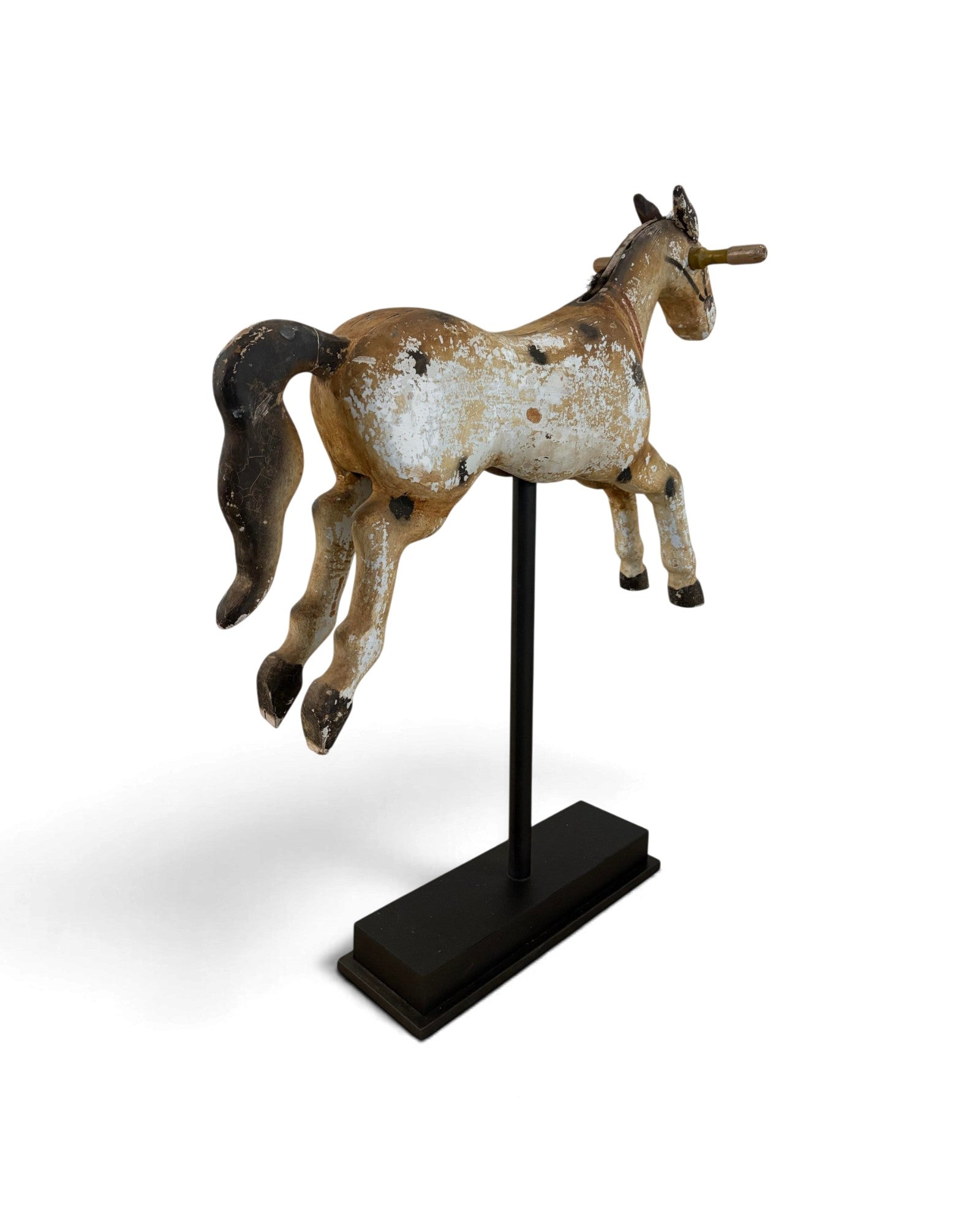 Indian Wooden Horse figurine