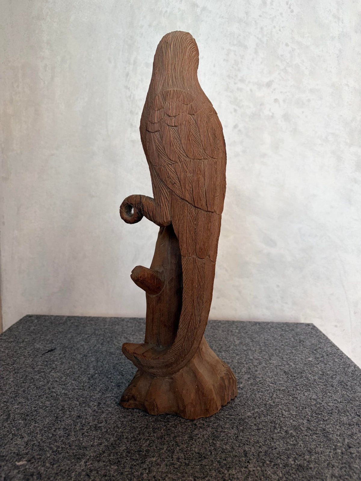 Burmese Wooden Swan Figurine (ไม้แกะนกแก้ว) - Surround Living - 8