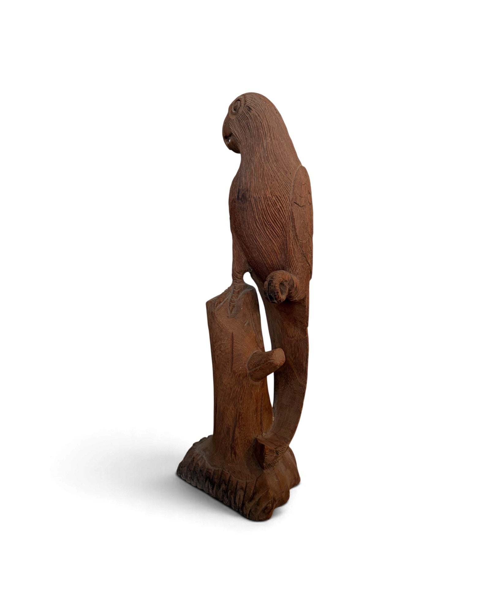 Burmese Wooden Swan Figurine (ไม้แกะนกแก้ว)