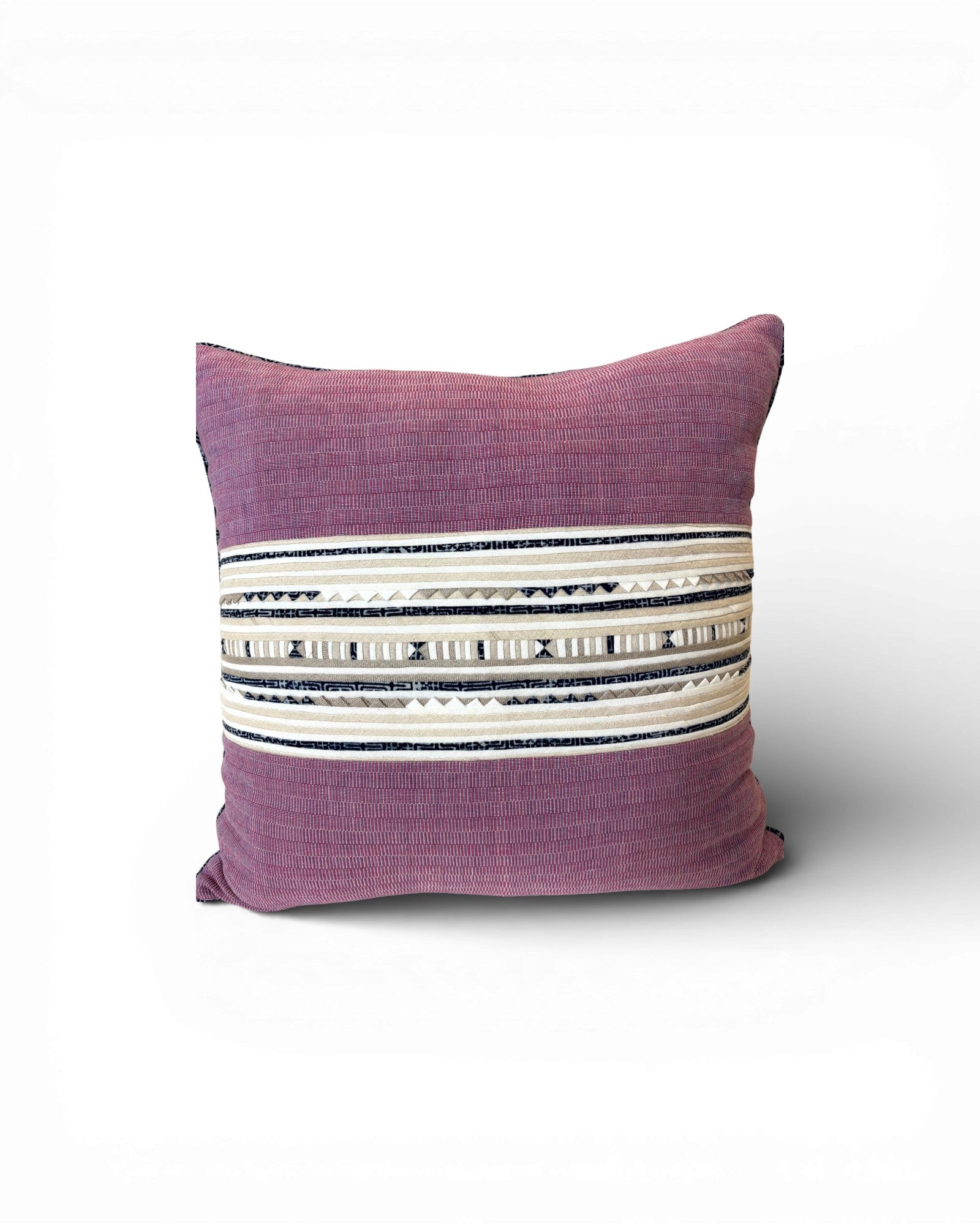 XL Rose Mangosteen Stripe Panel Cushion - Surround Living - 8