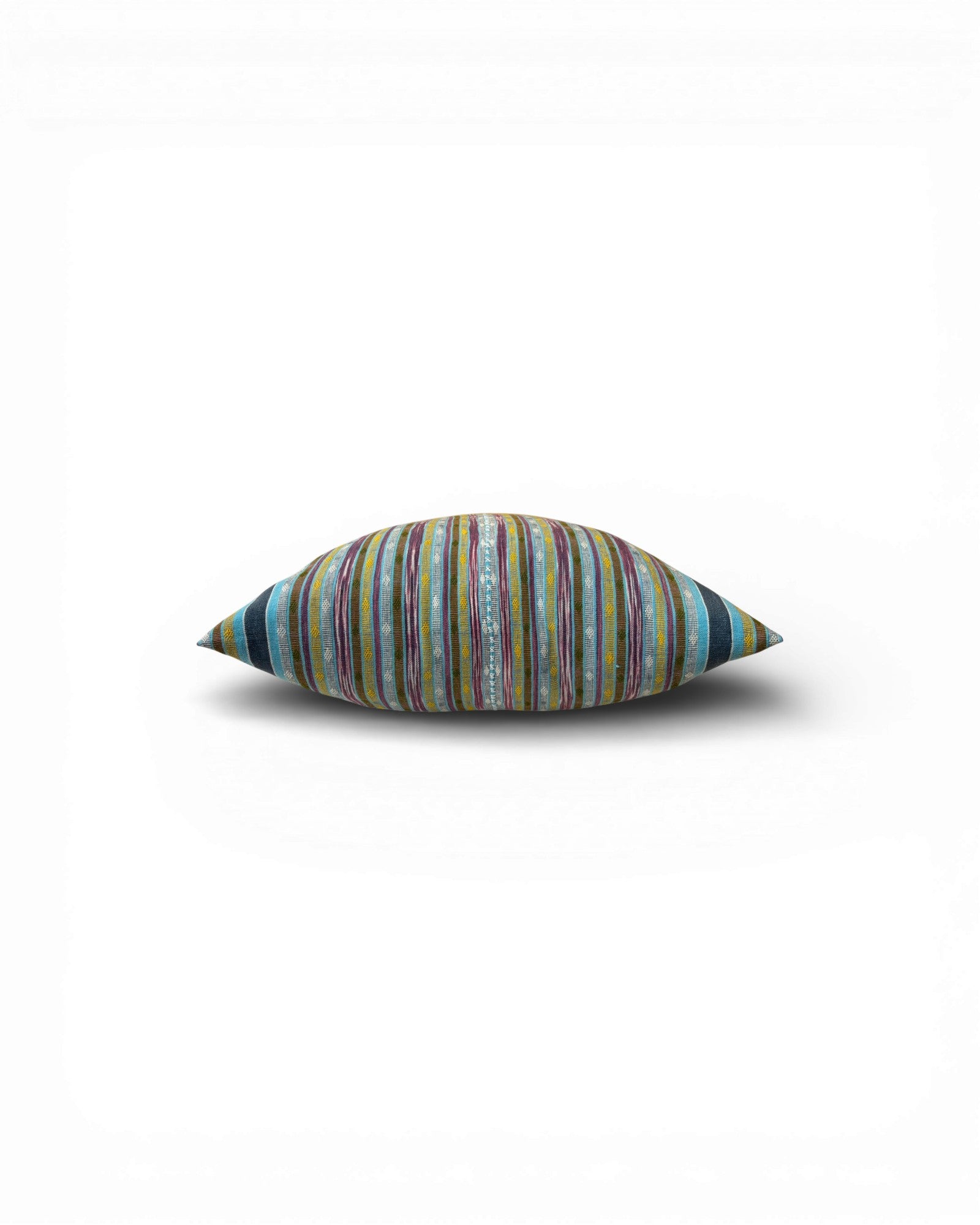 XL Sage Olive Stripe Velvet Panel Cushion - Surround Living - 4