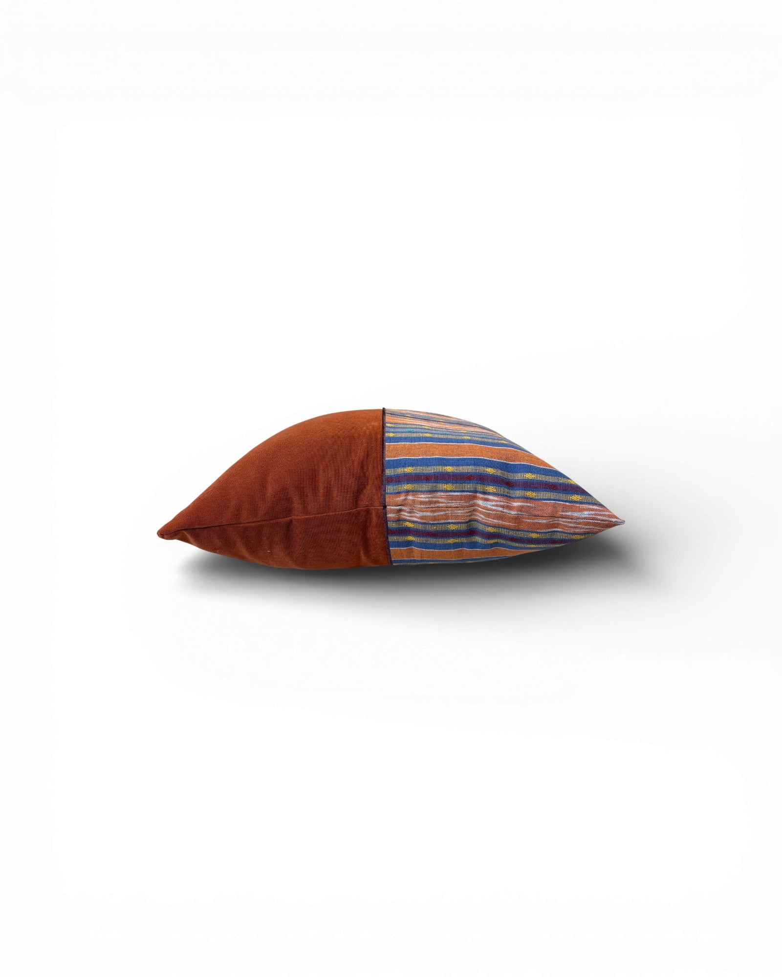XL Terracotta Stripe Velvet Panel Cushion - Surround Living - 3