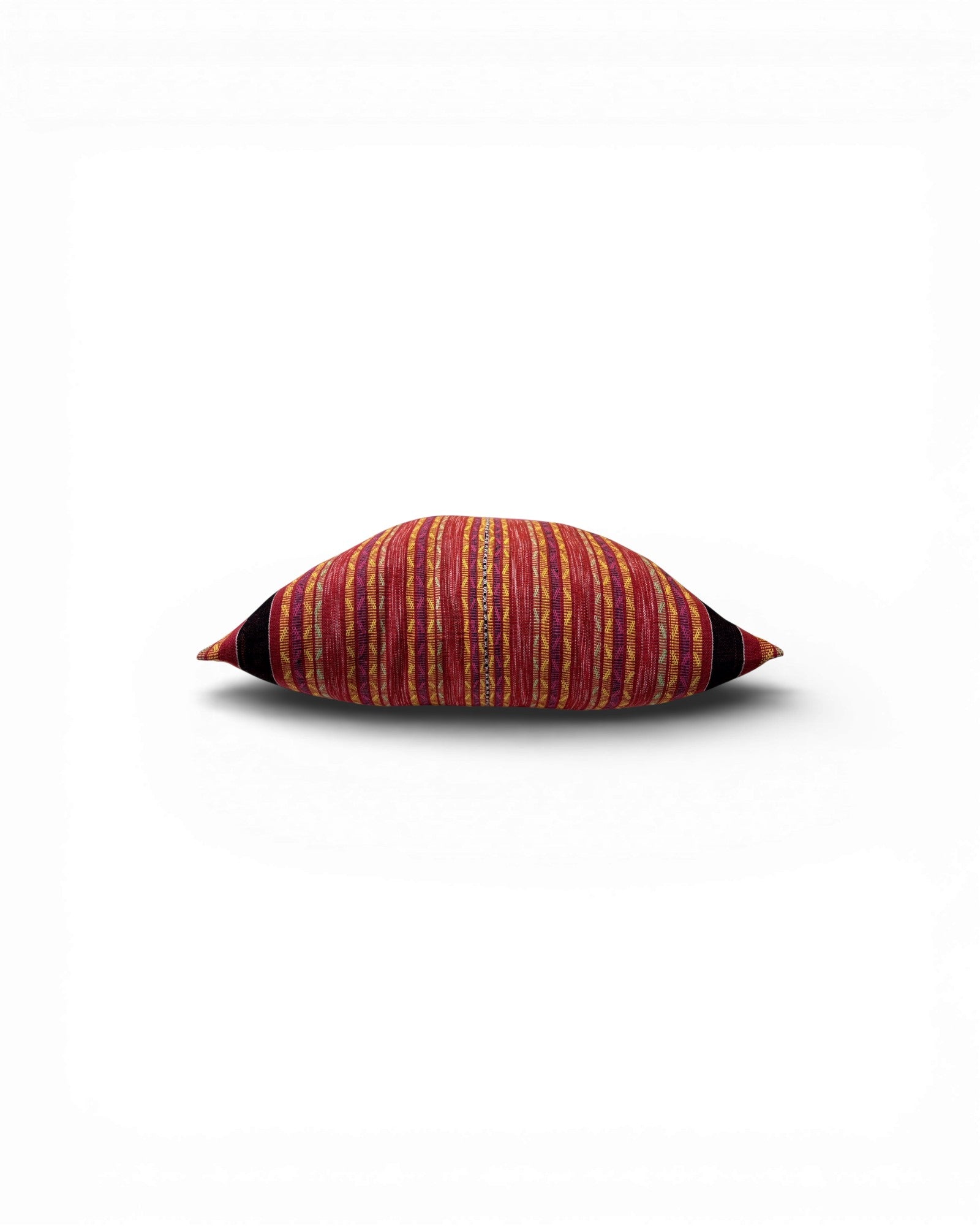 XL Crimson Stripe Velvet Panel Cushion - Surround Living - 4